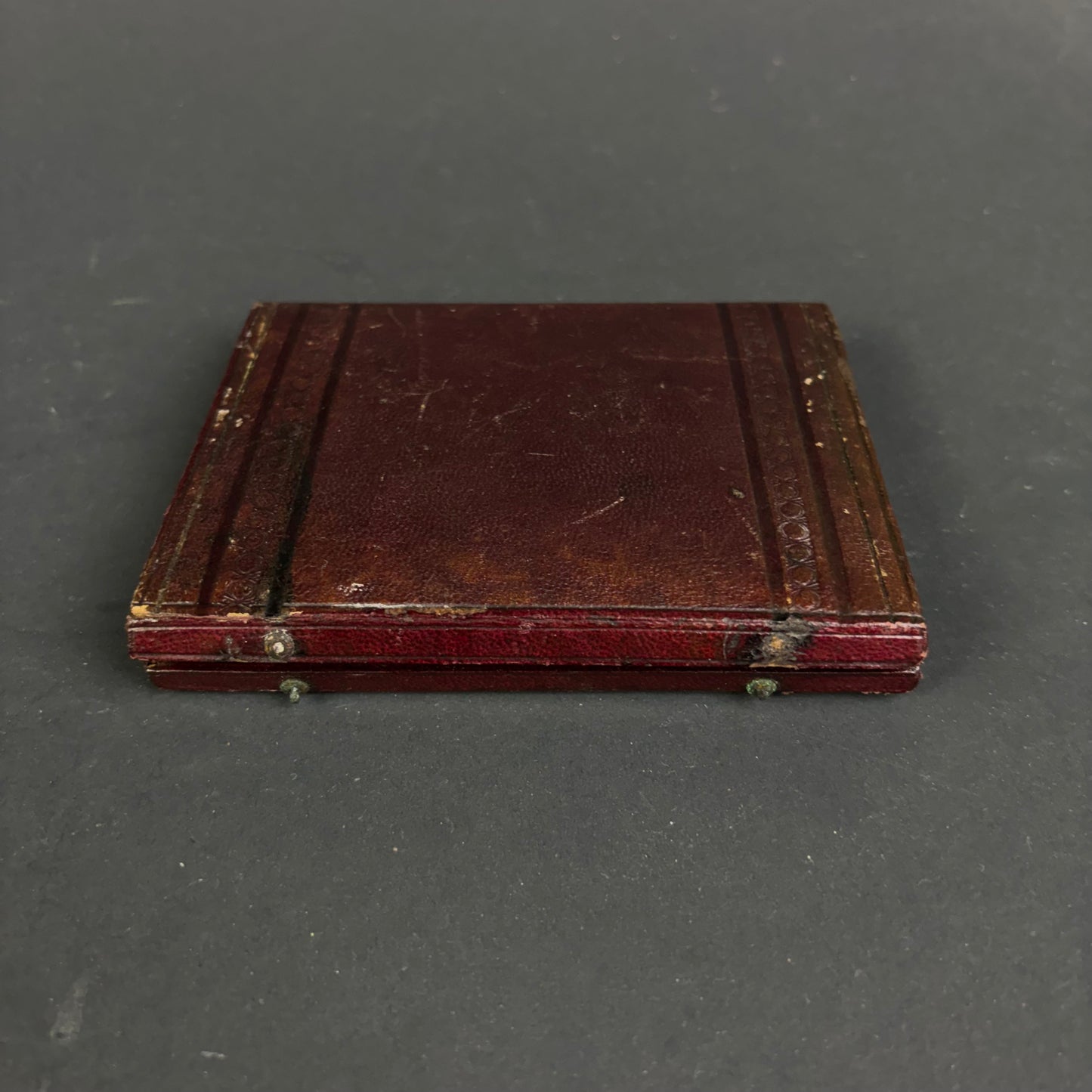 Antique Victorian Union Case with Quarter Plate Ambrotype Family Portrait c.1860s