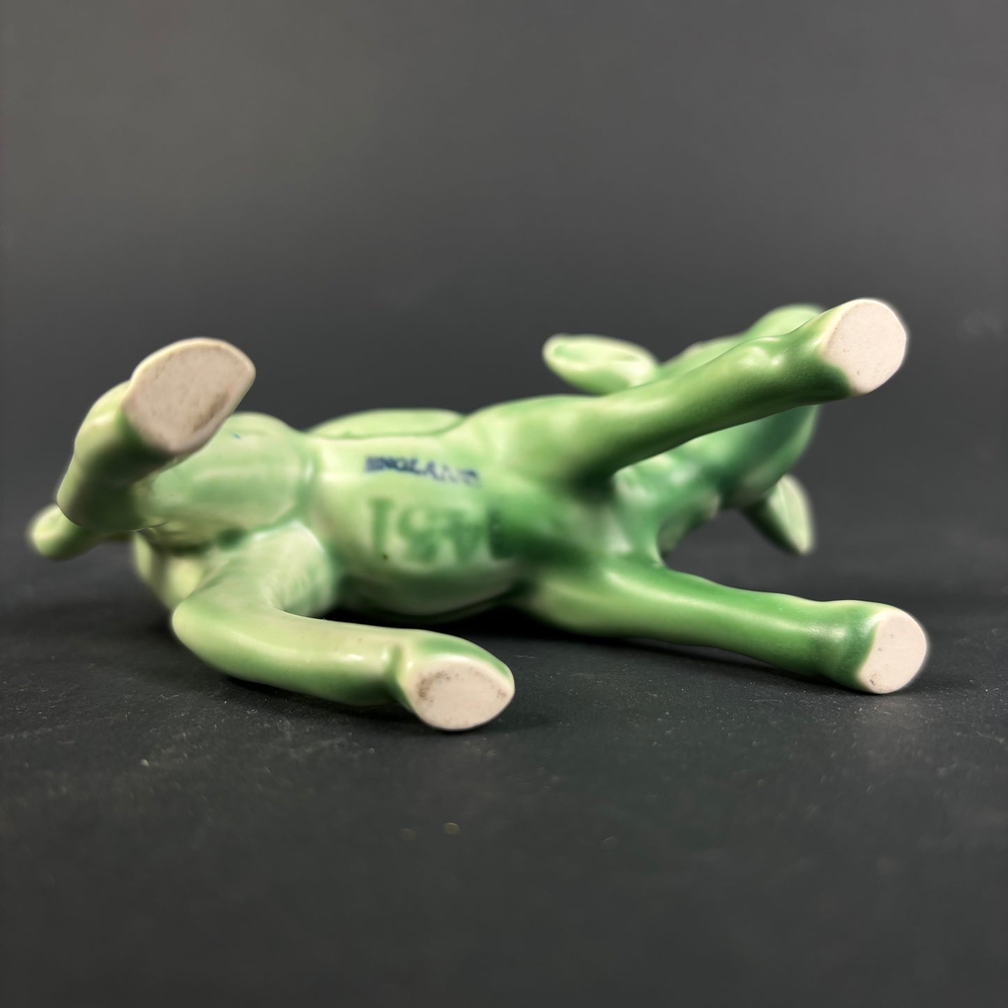 Vintage SylvaC No. 1431 Green Calf Figurine – English Pottery c.1950s–60s