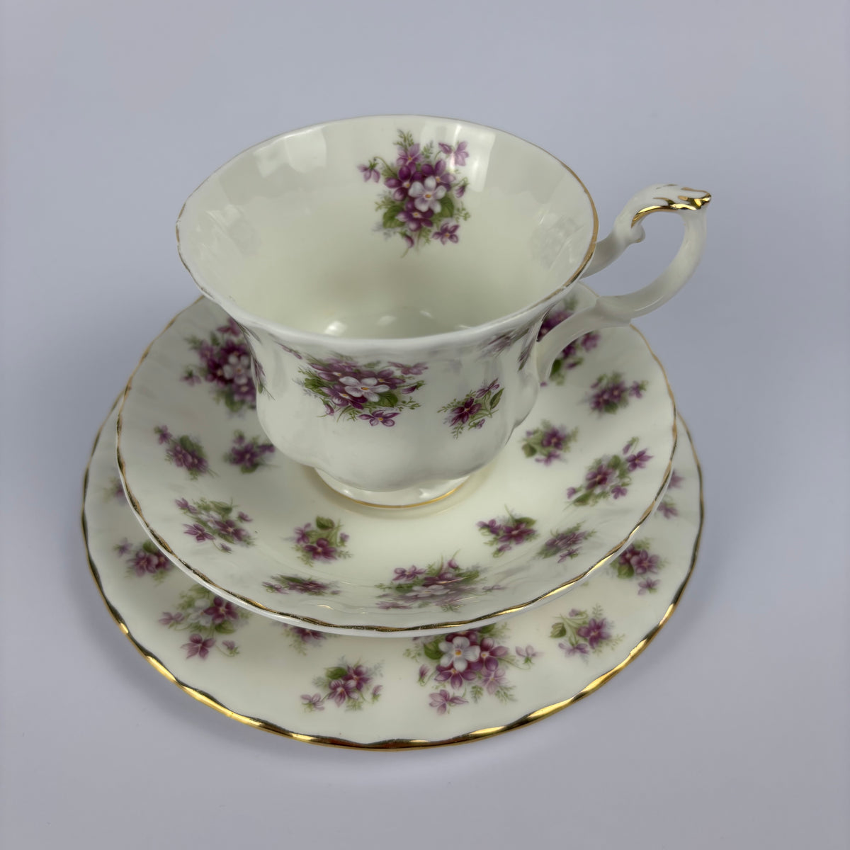 Royal Albert Sweet Violets Trio