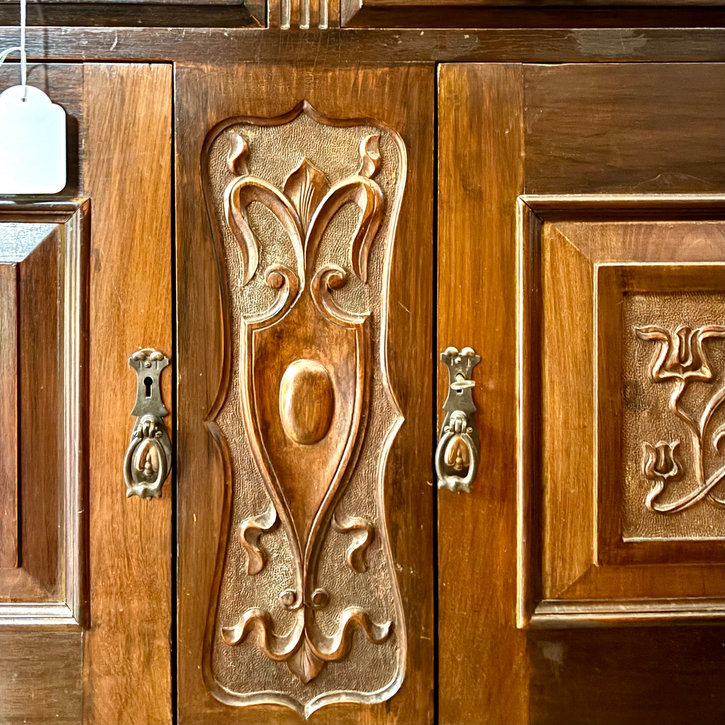 Edwardian Oak Sideboard in the Art Nouveau Style, c.1905