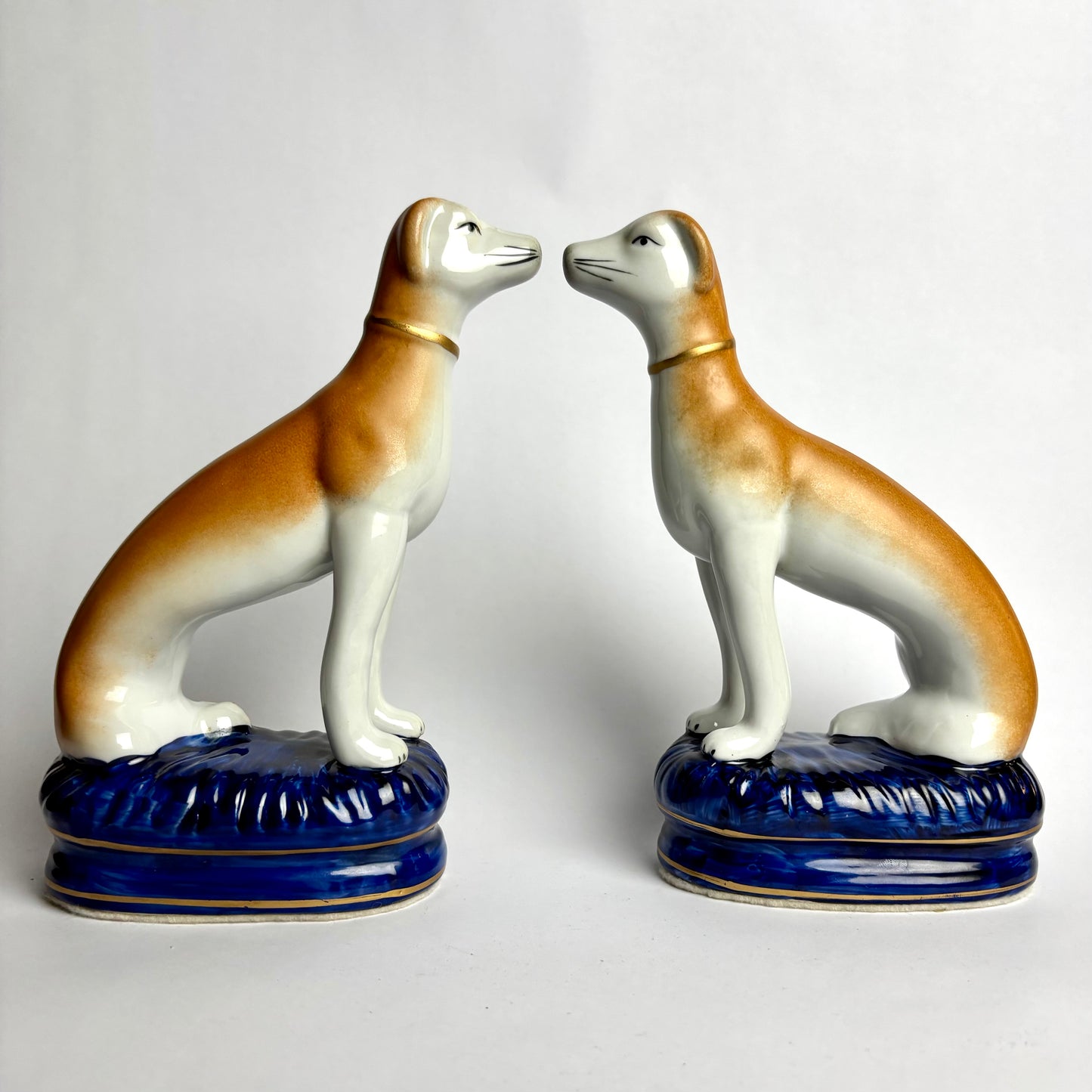 Pair of Greyhound Figurines