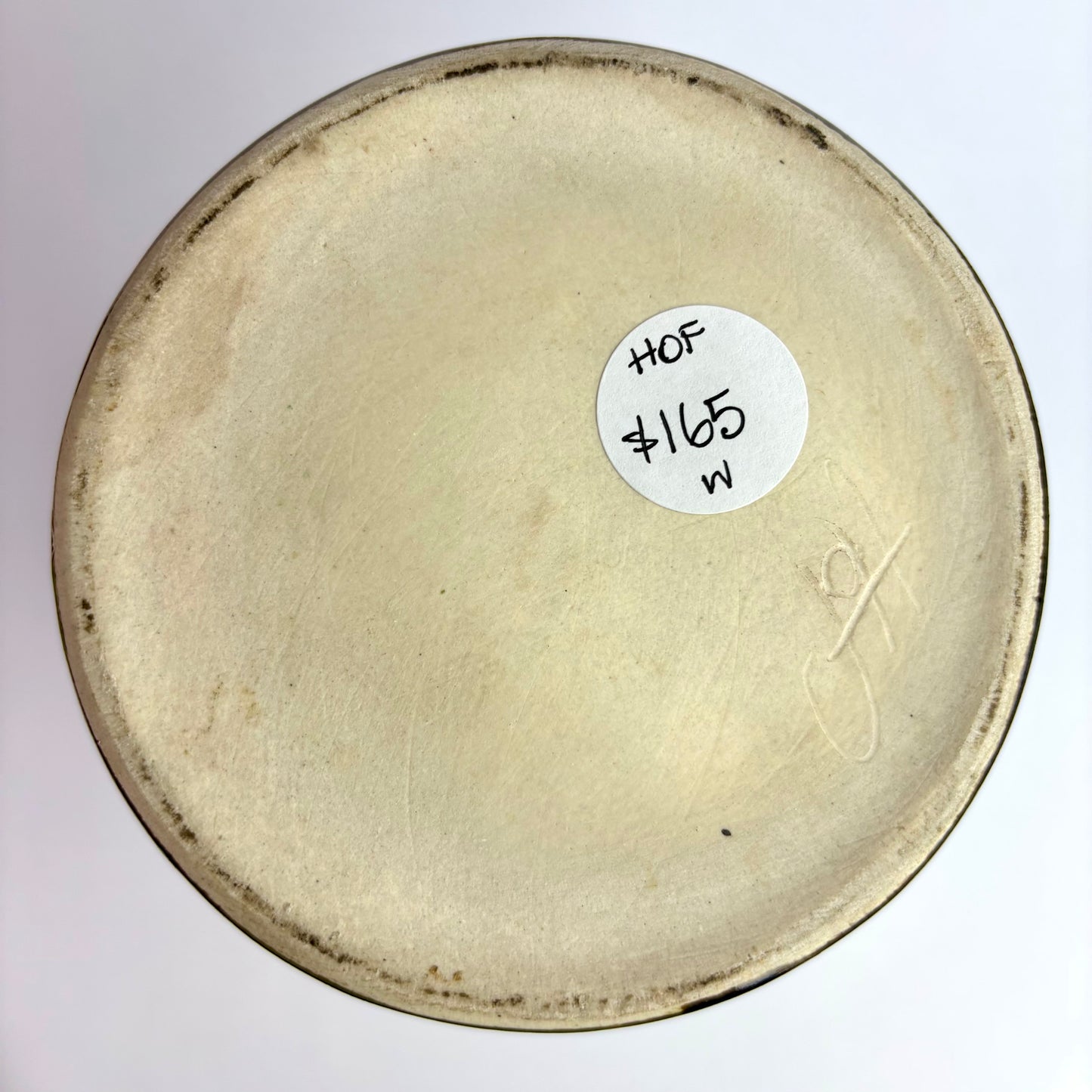 Höf Pottery Vase – 28cm – Olive & Charcoal Glaze – Western Australia Studio Ceramic