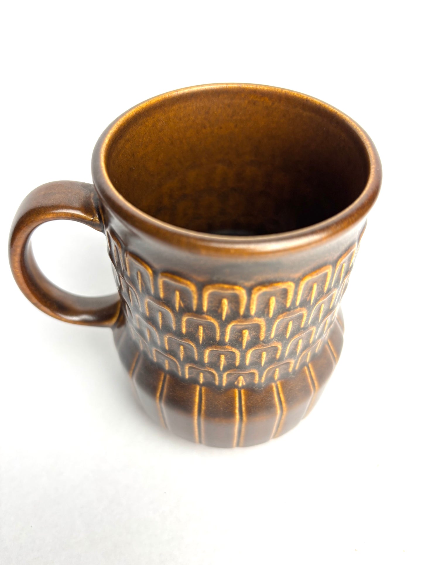 1960s Wedgwood Pennine coffee jug and six mugs