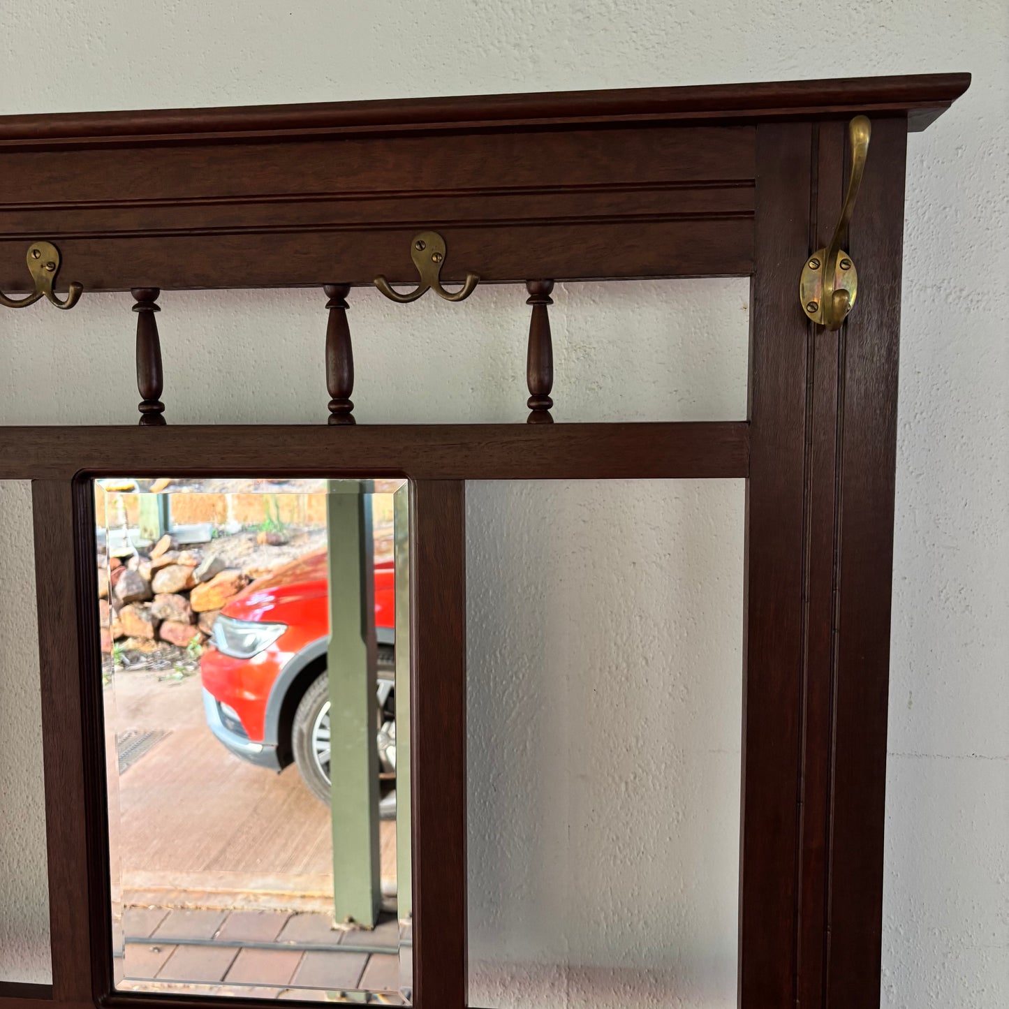 Vintage Federation Jarrah Hall Stand / Umbrella Stand – Australian c.1900–1915