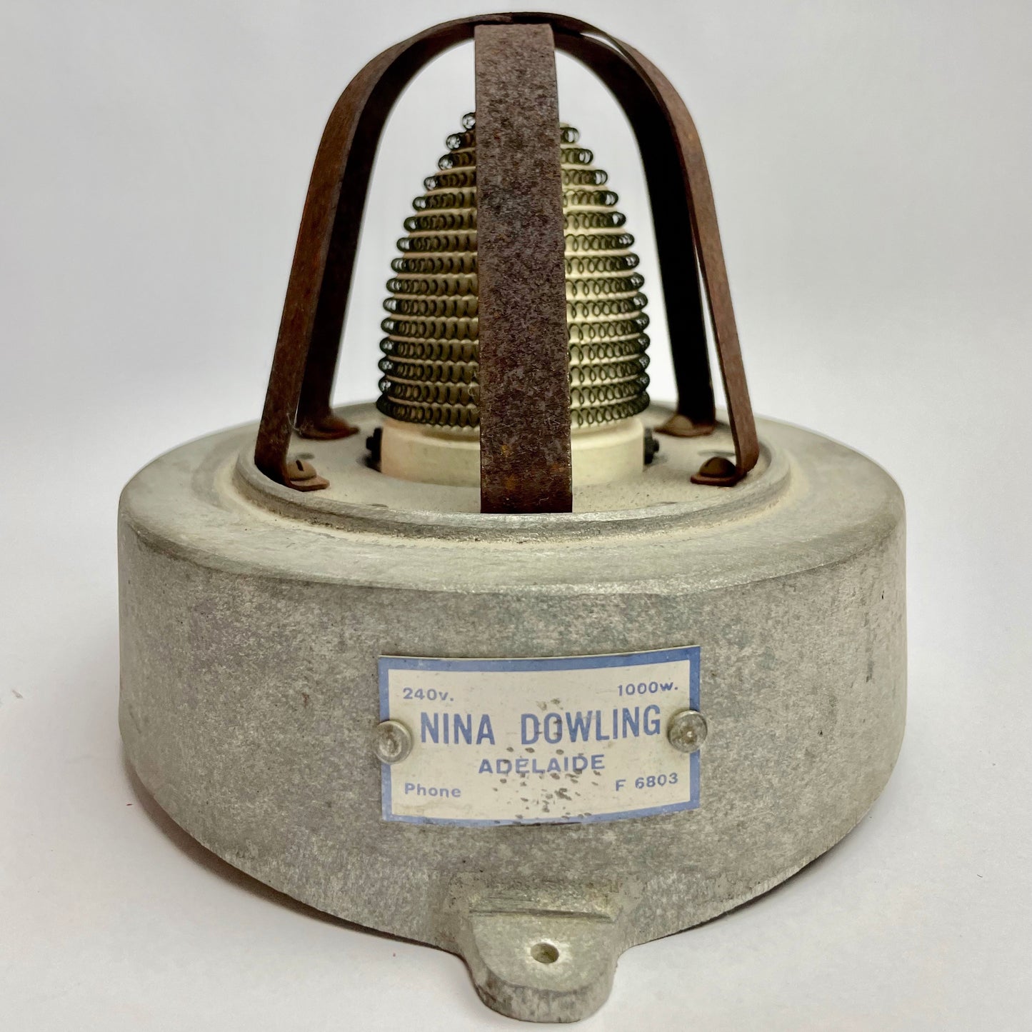 Vintage Aluminium Hat Stretcher by Nina Dowling, Adelaide