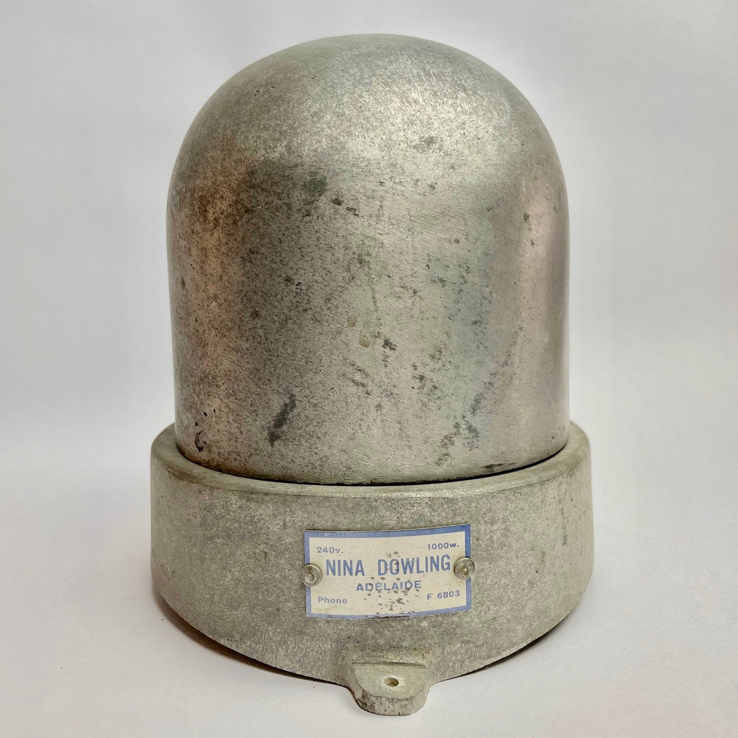 Vintage Aluminium Hat Stretcher by Nina Dowling, Adelaide