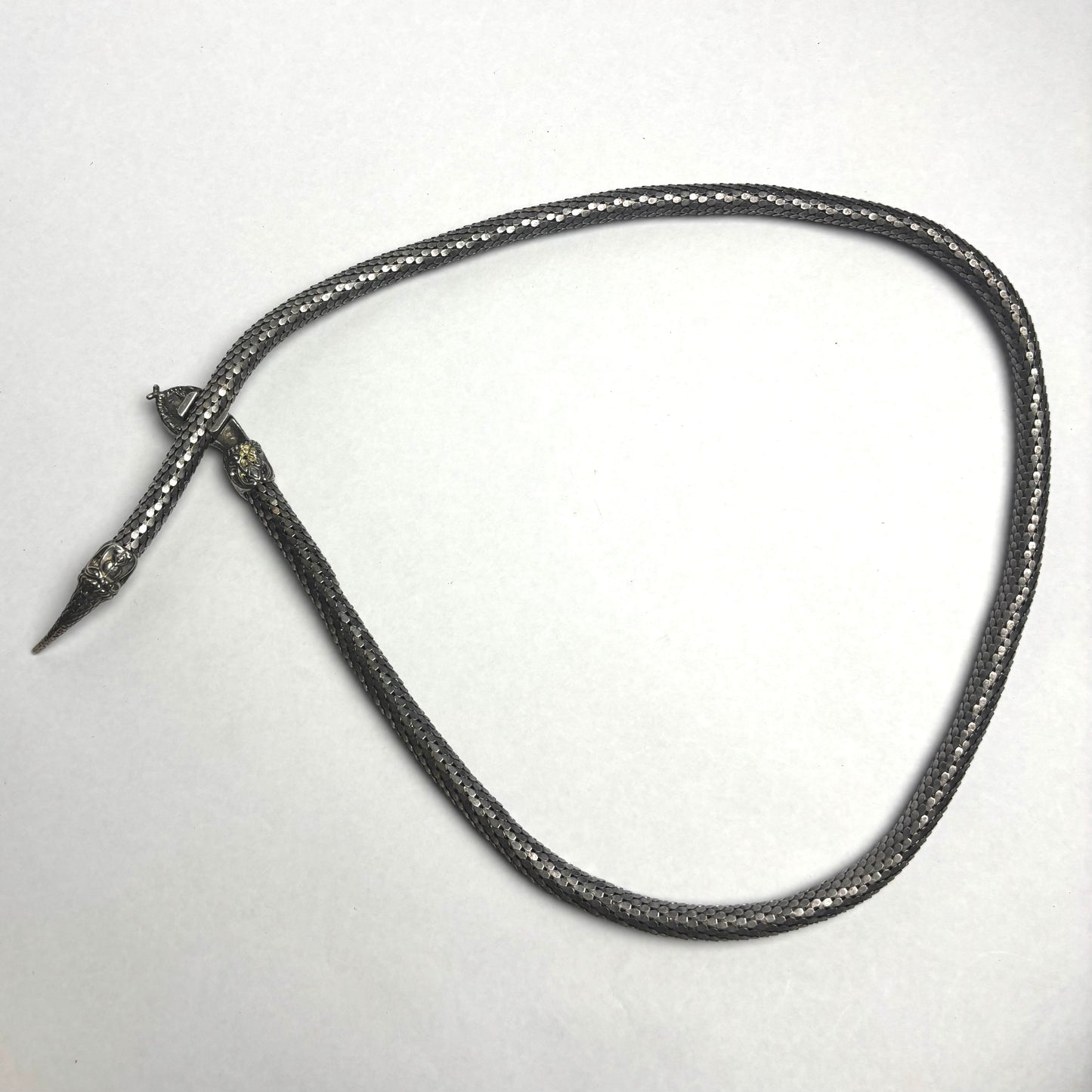 Vintage DL Auld Mesh Snake Belt