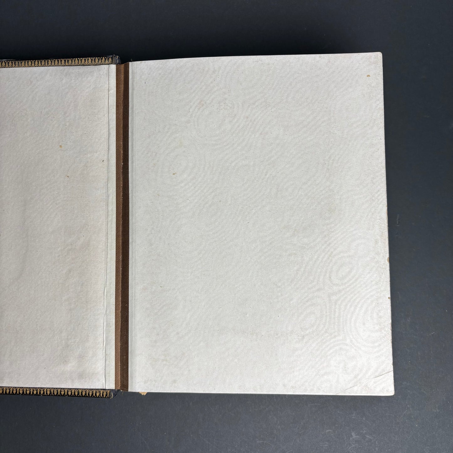 Victorian Leather Photograph Album c.1880s – Embossed Gilt Cover
