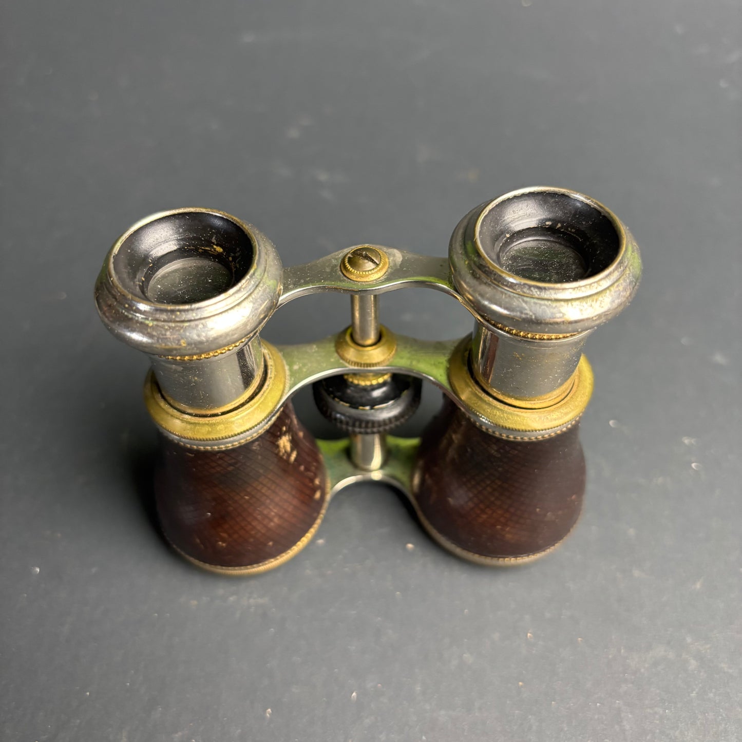 Antique Opera Glasses – Brass & Leather