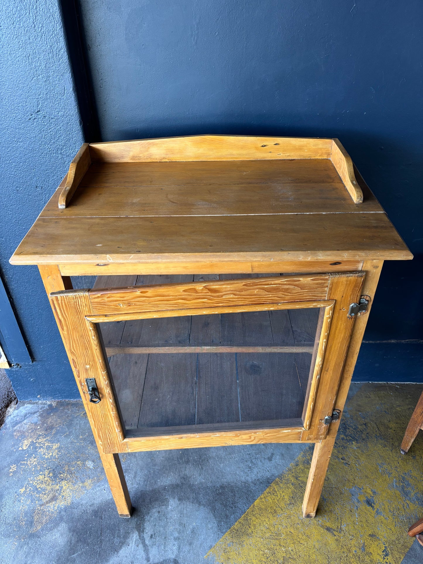 Antique pine meat safe from the Goldfields