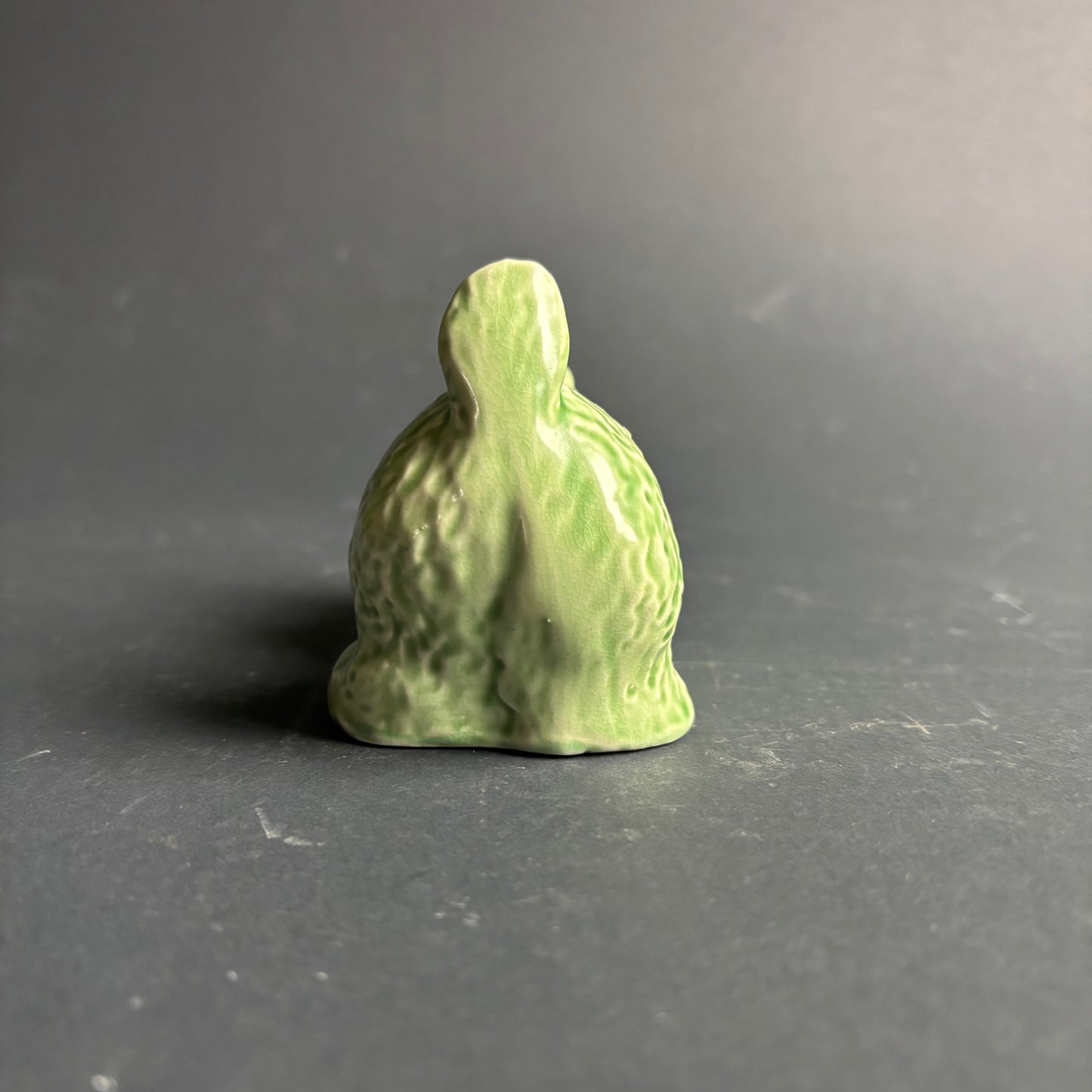 Sylvac England Green Terrier Dog Figurine Mid Century