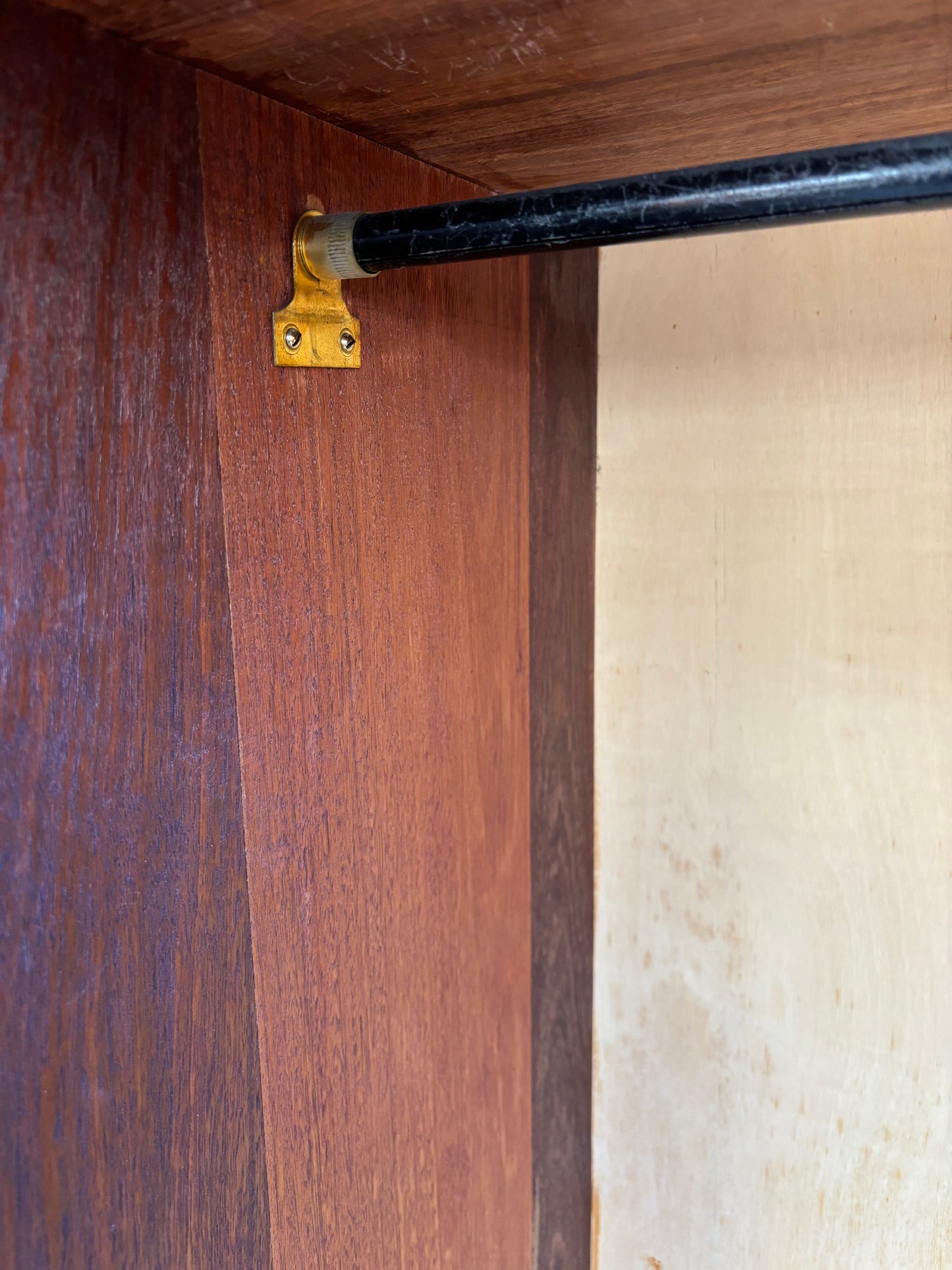 Solid jarrah and ply lowboy