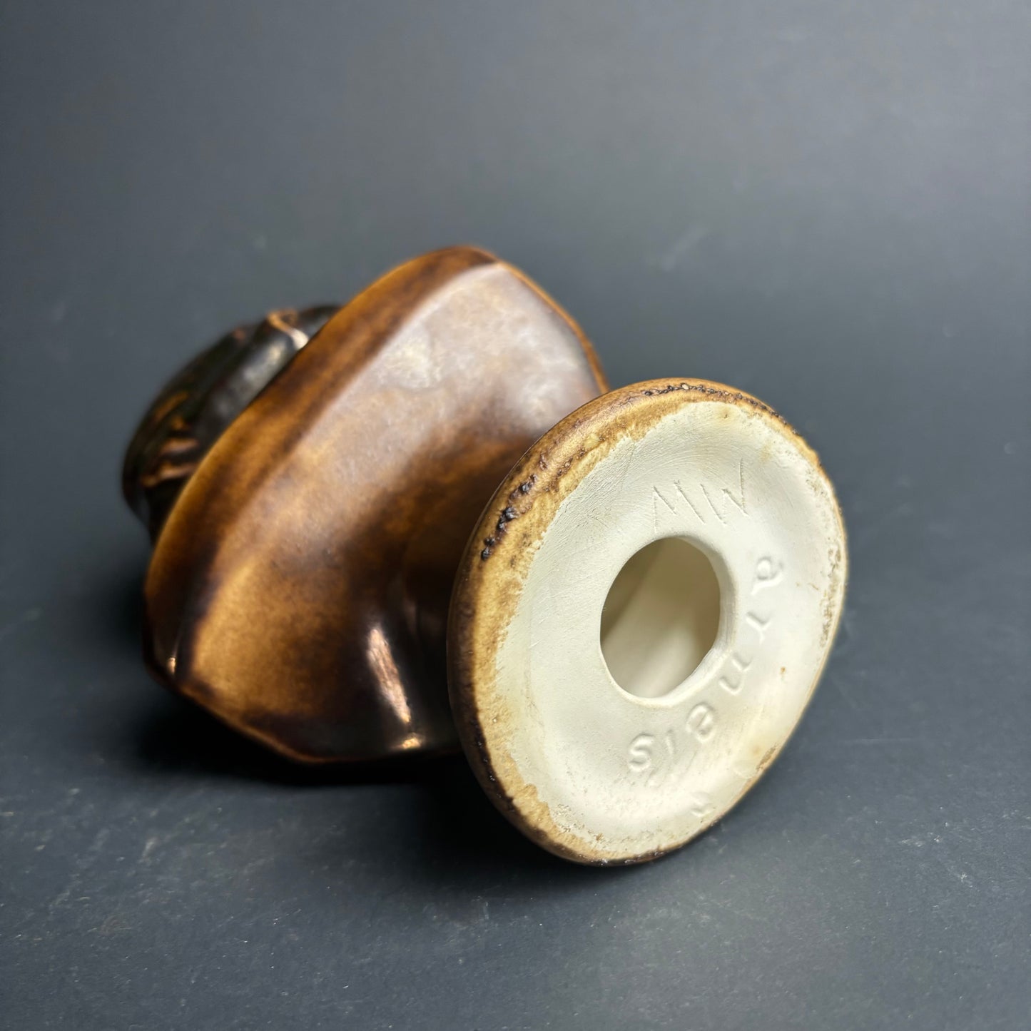 Wagner Bust by Arnels USA – Vintage Ceramic Composer Figurine (Bronze Glaze)