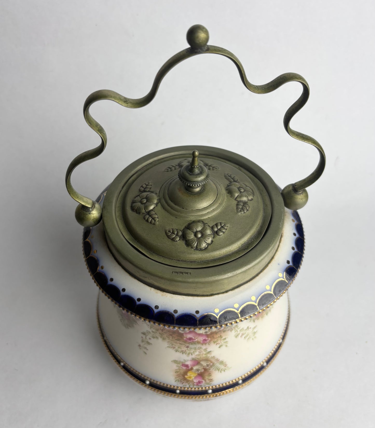 Antique Carlton Ware Biscuit Barrel