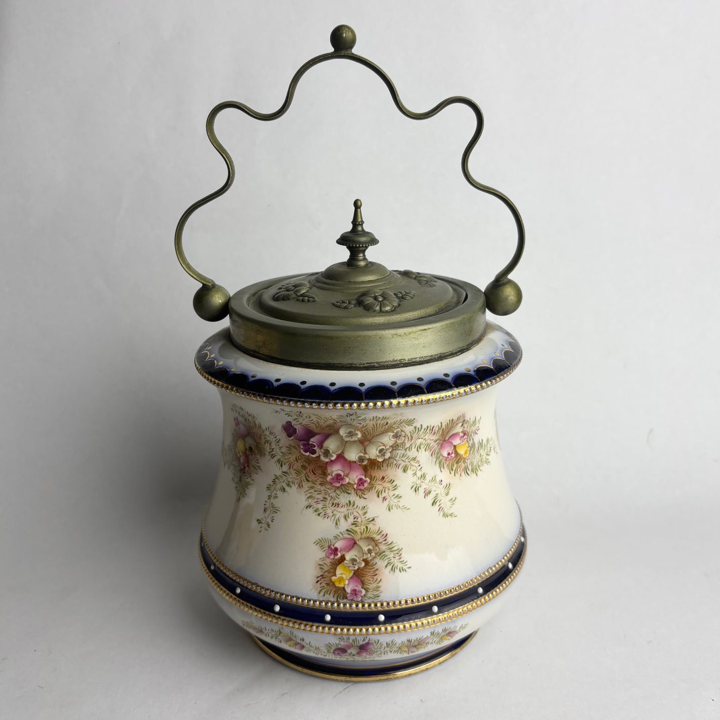 Antique Carlton Ware Biscuit Barrel