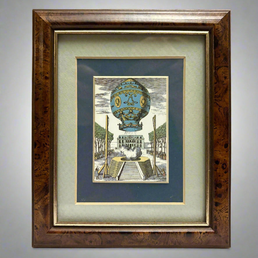 Miniature Ballooning Framed Picture