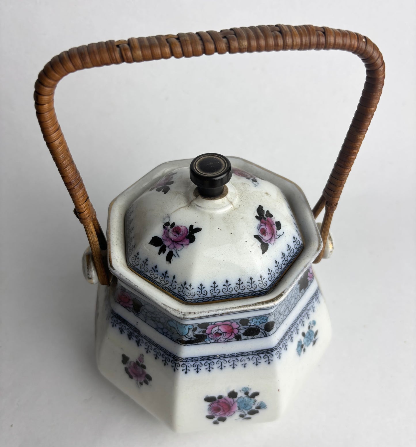 Antique Losol Ware Biscuit Barrel
