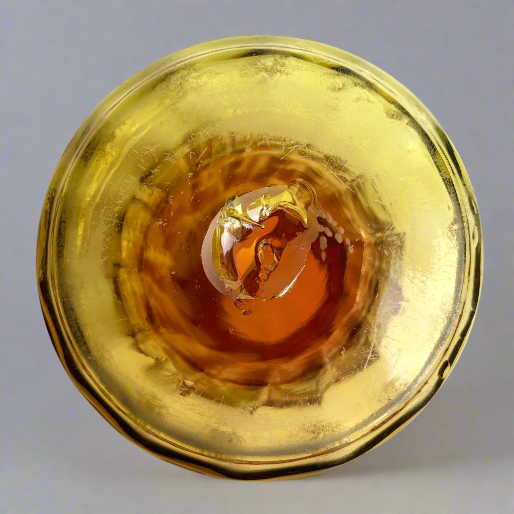 Victorian Amberina Glass Vase
