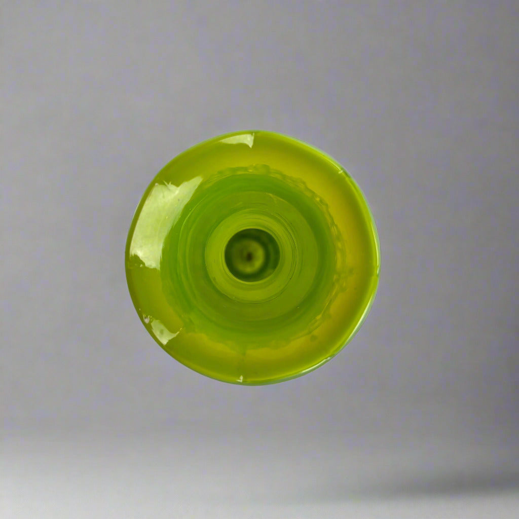 Victorian Green Kralik vase, slight uranium glow