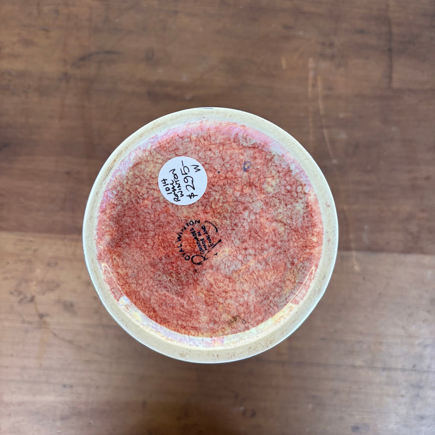 Royal Winton Lustre Vase – 40 cm, Hand-Enamelled, c.1935