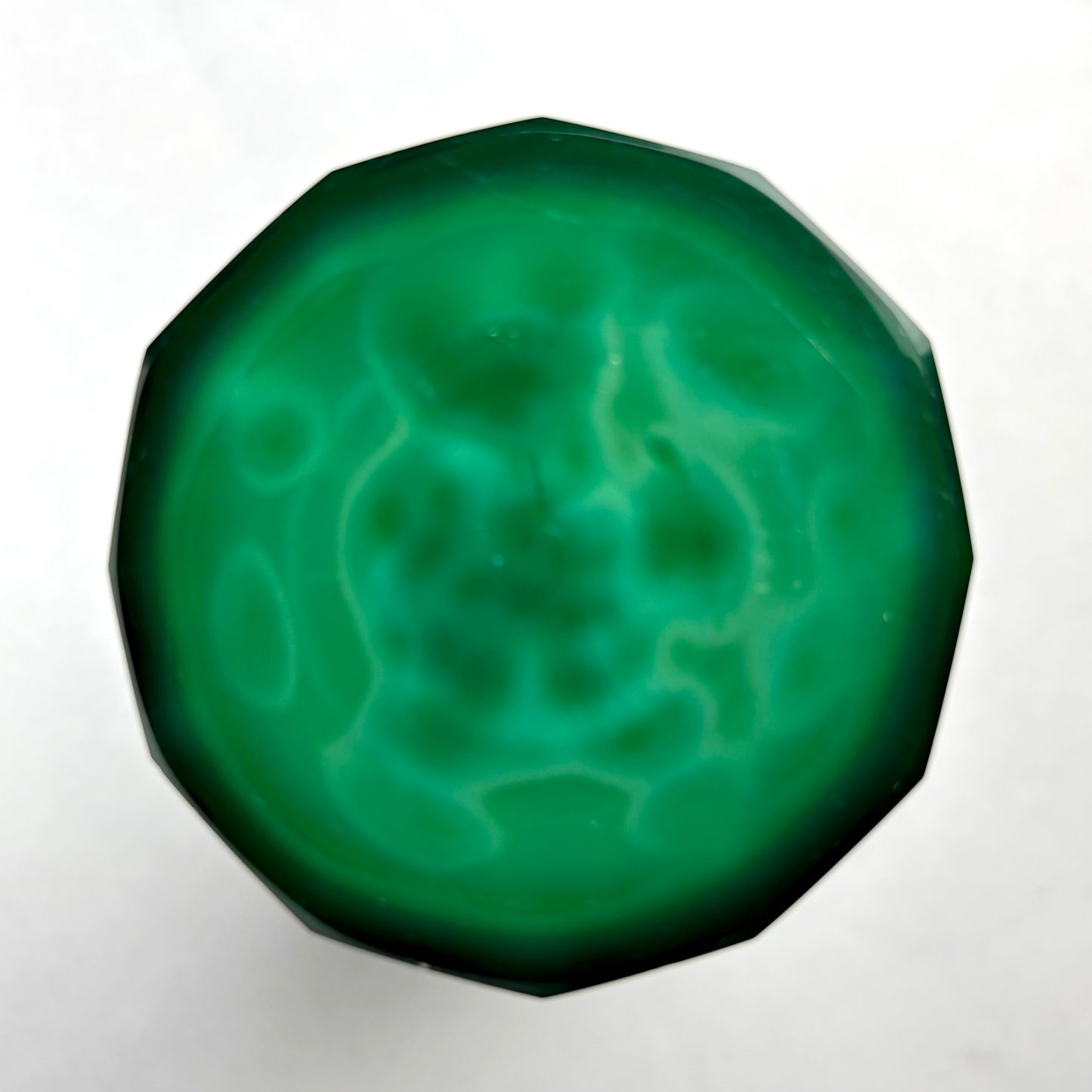 Art Deco H.Hoffmann Bacchantes malachite posy vase