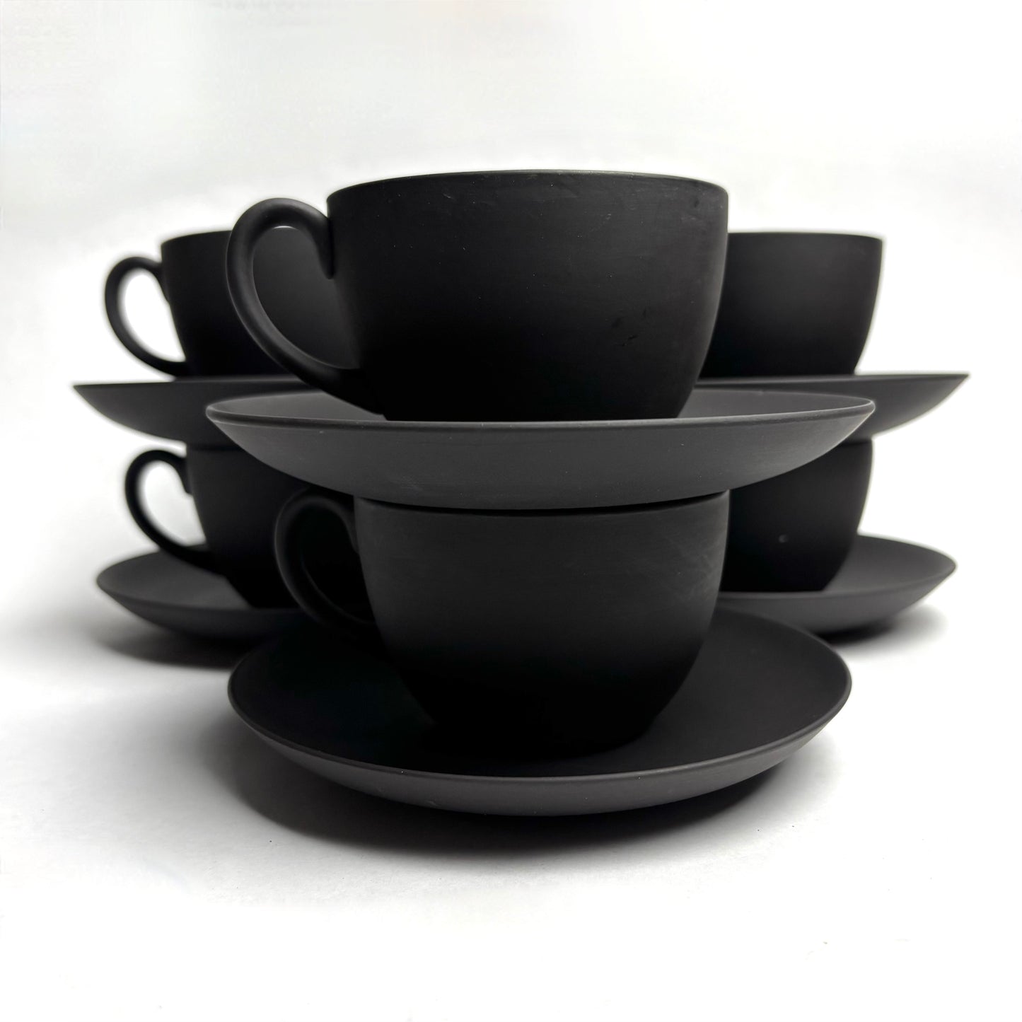 Wedgwood Black Basalt Tea Set (22 pieces)