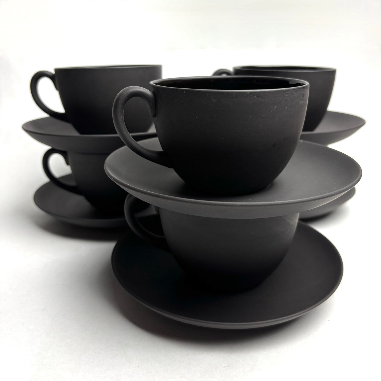 Wedgwood Black Basalt Tea Set (22 pieces)
