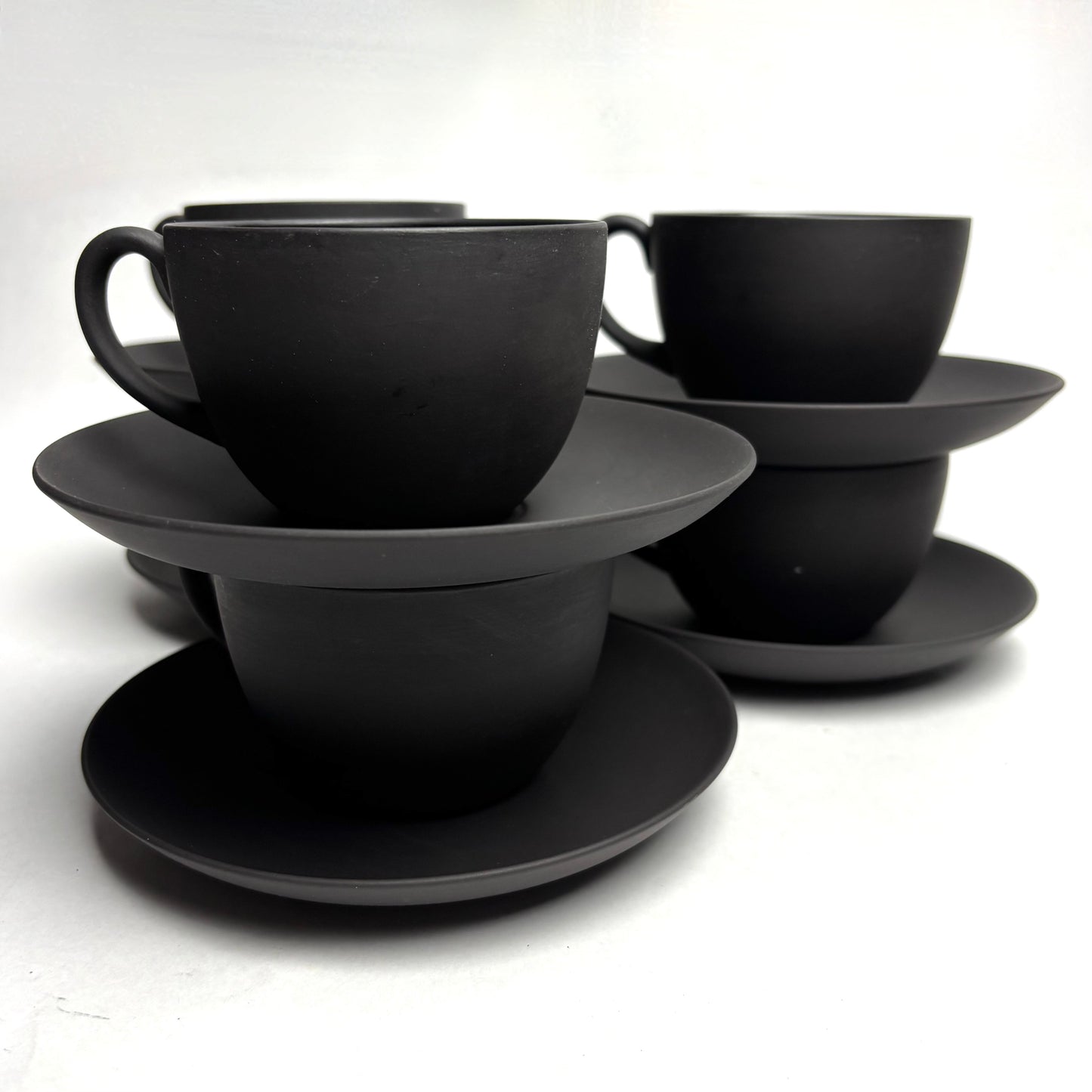 Wedgwood Black Basalt Tea Set (22 pieces)