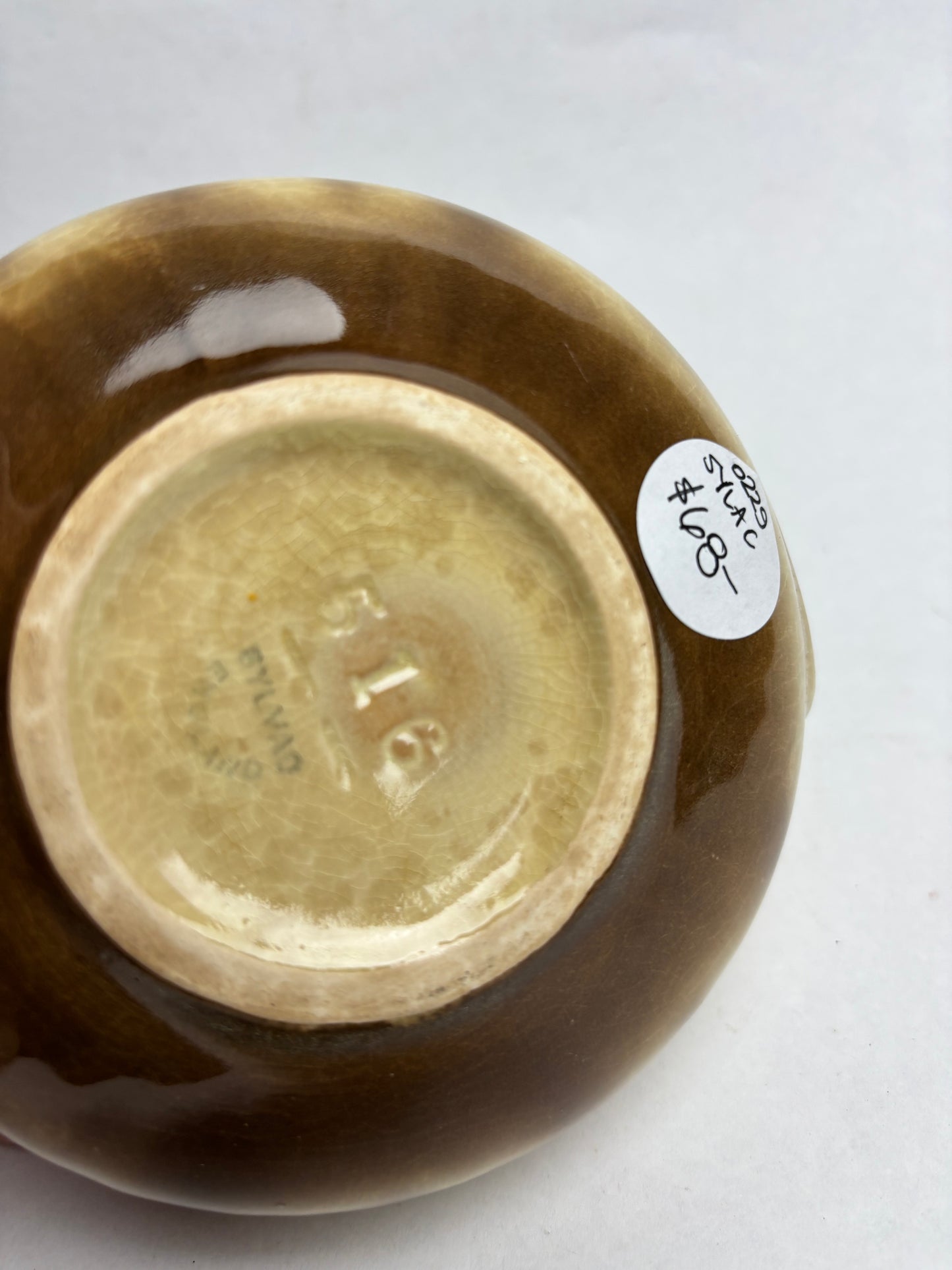 Vintage Pickled Onion Ugly Face Lidded Jar by SylvaC
