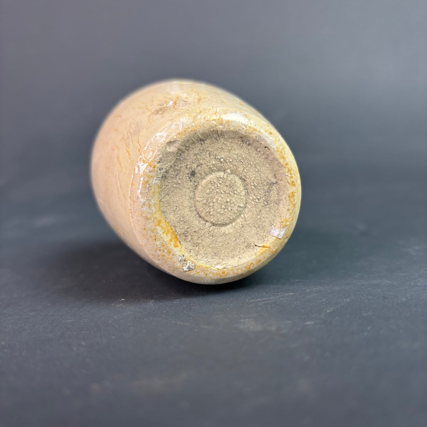 Antique Stoneware Cream Pot – Carricks Cumberland Dairy Co Ltd, Low Row Nr Carlisle – Advertising Pot