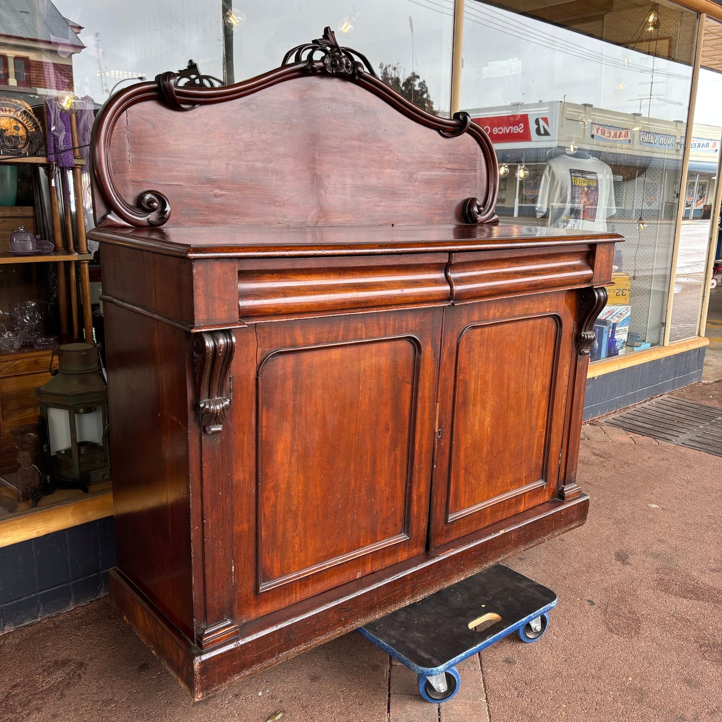 Victorian Mahogany Chiffonier, c.1870
