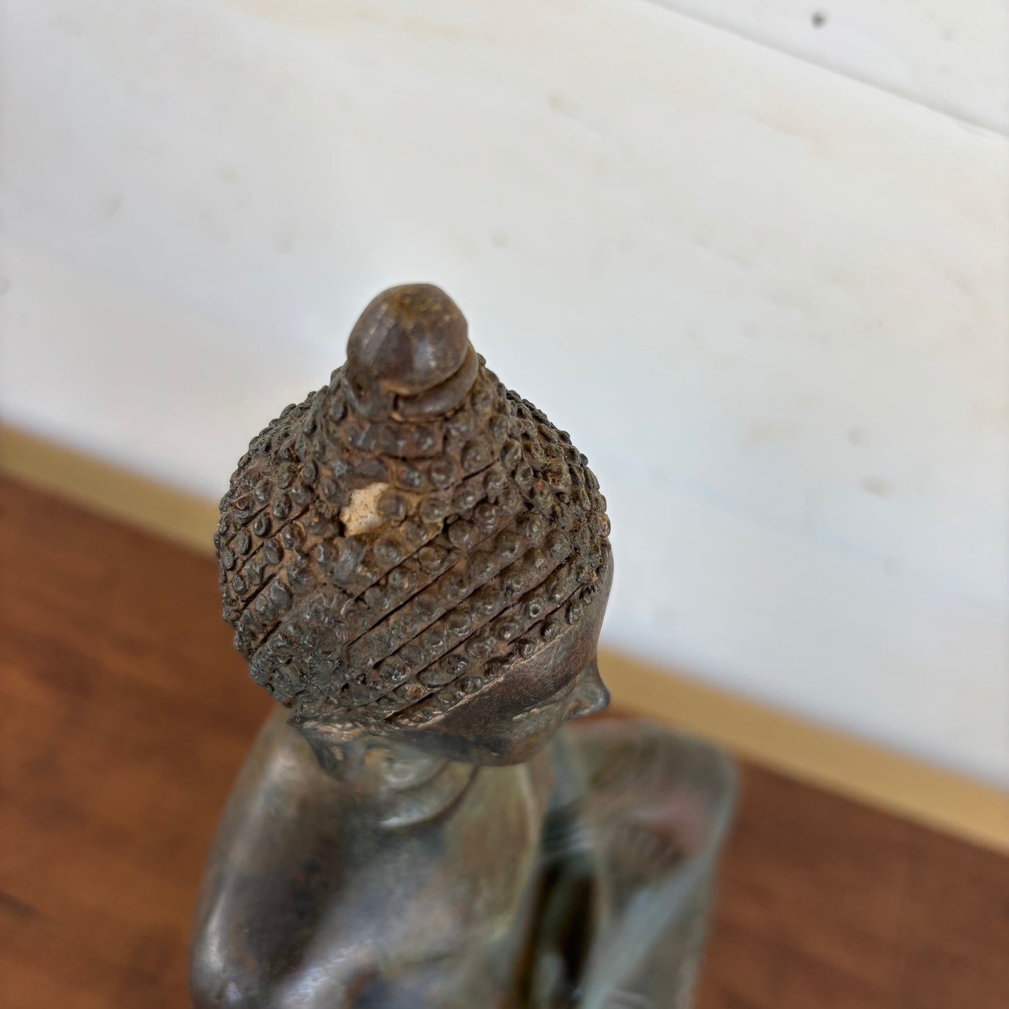 Early 20th-Century Thai Bronze Buddha – Sukhothai Style (29 cm)
