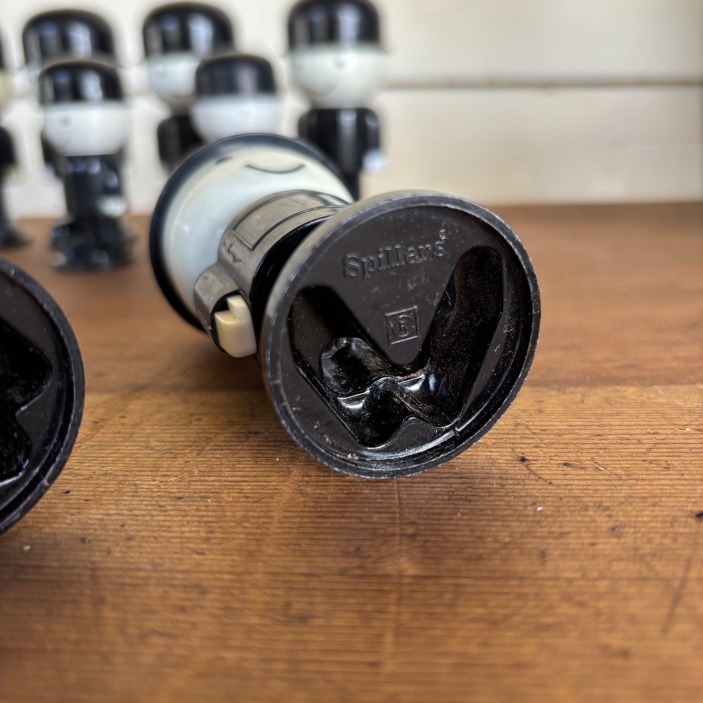 1960s Spillers “Bowler Hat Men” – Lot of 13 Promotional Figures (9 Original + 2 Replica + 2 S&P)