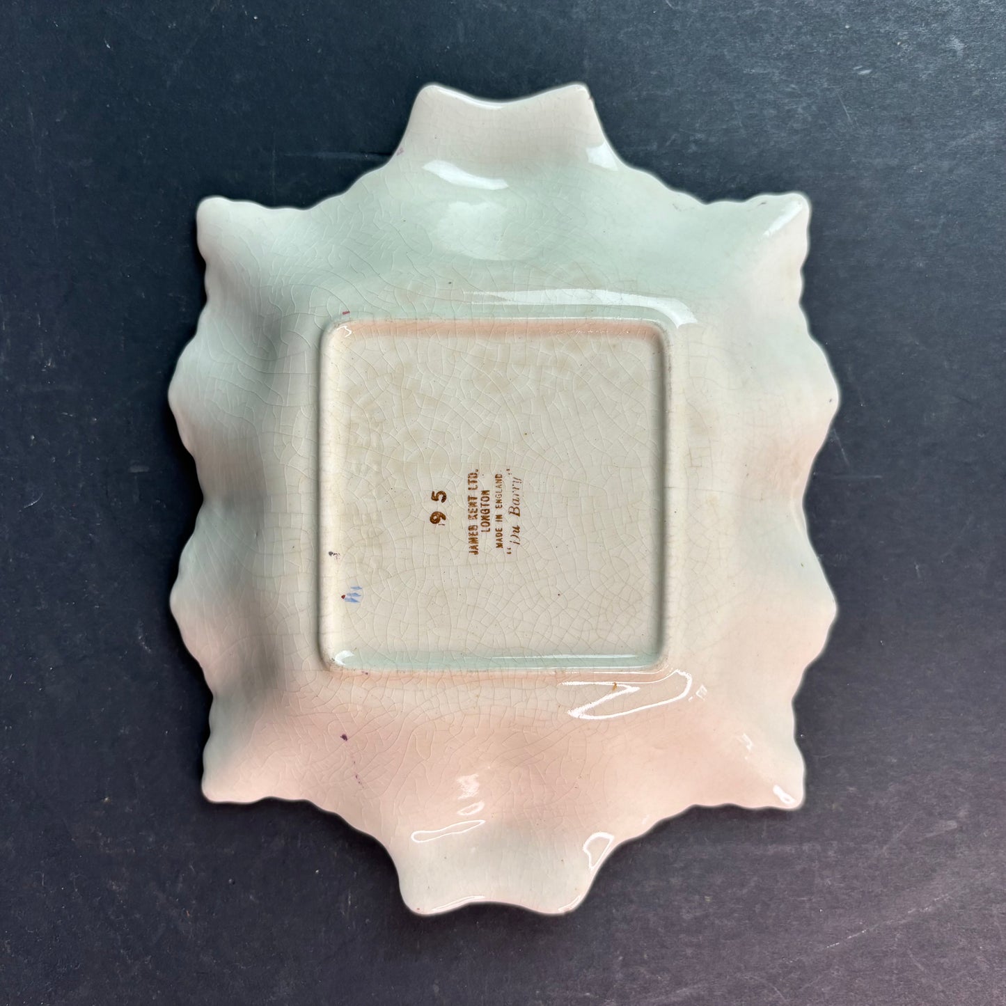 James Kent “Du Barry” Chintz Tray – All Over Floral – Scalloped Serving Plate England