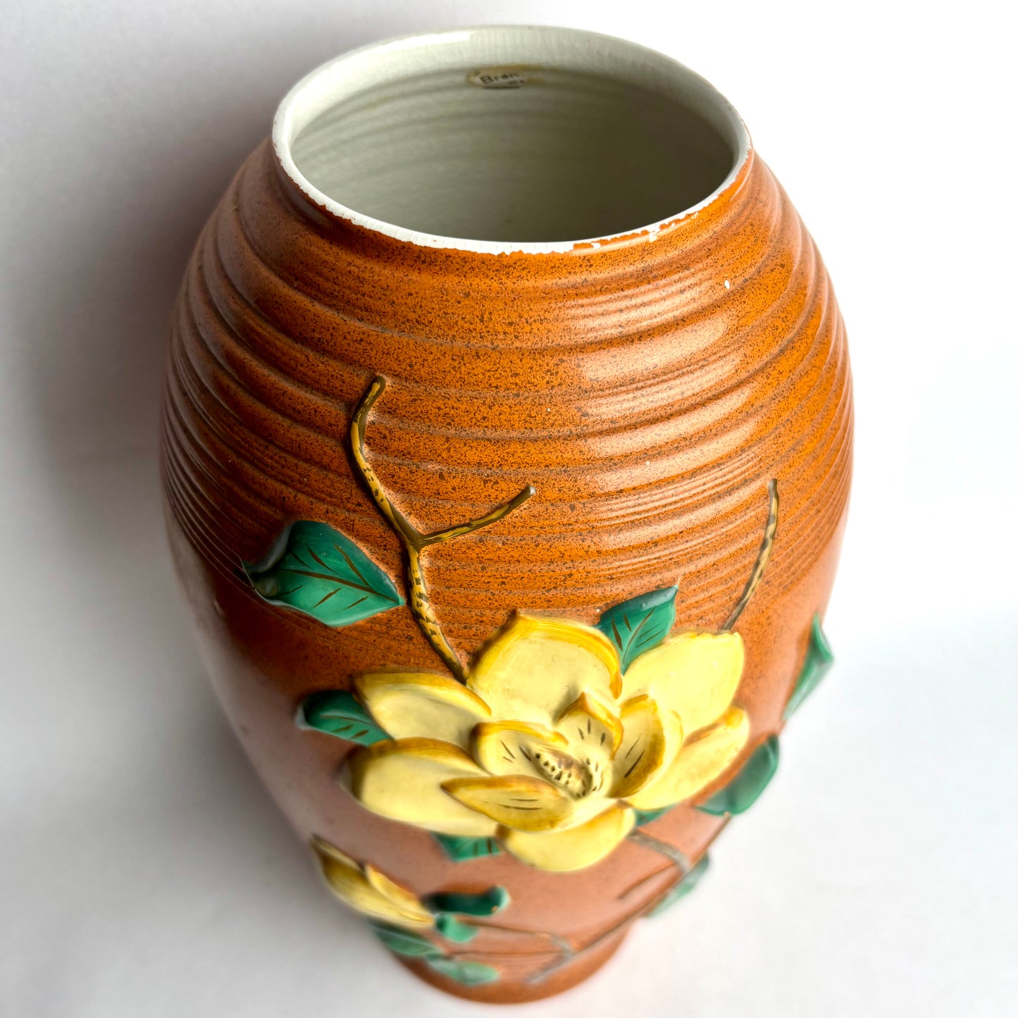 Brentleigh Ware Embossed Floral Vase – 31cm