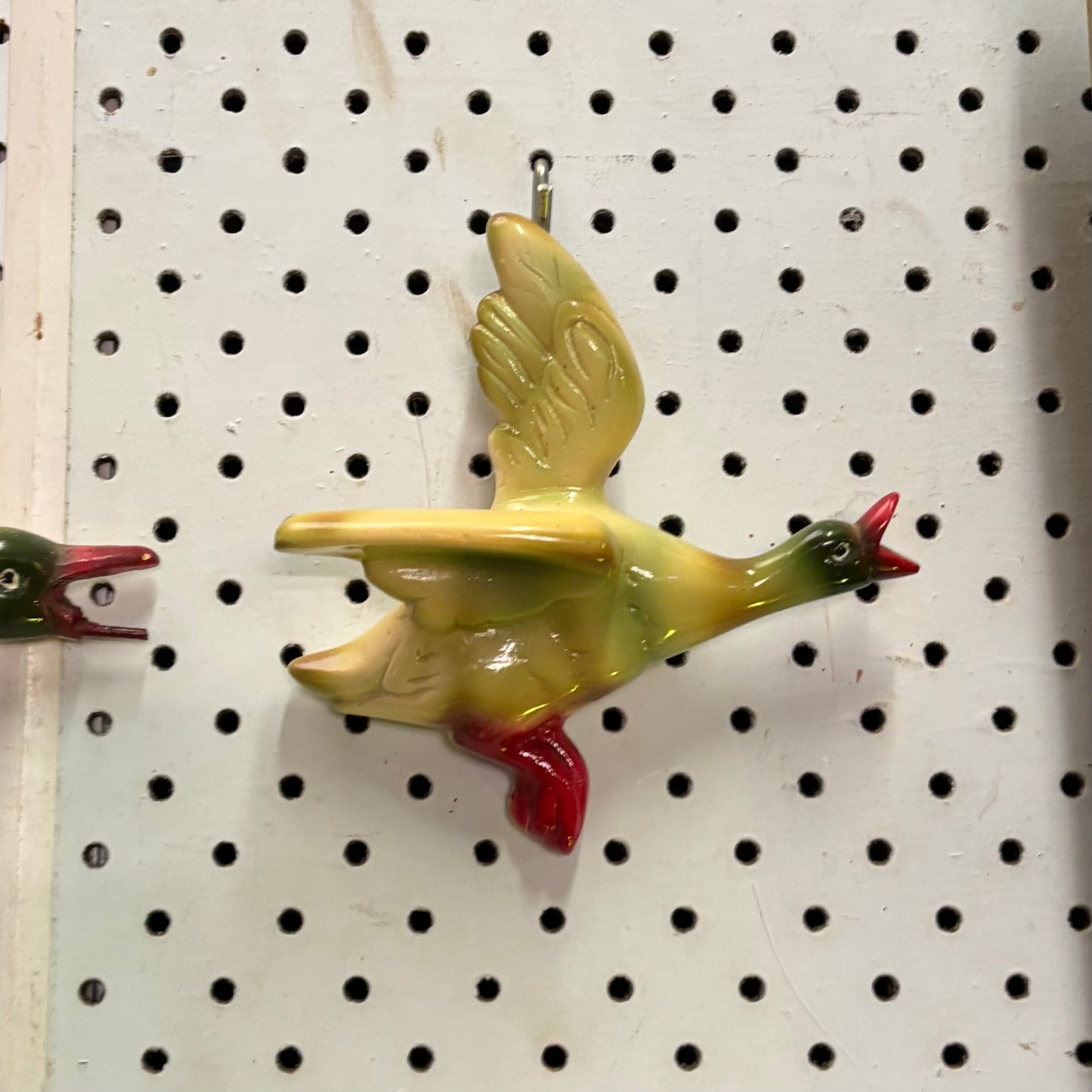 Vintage Flying Ducks Wall Set (5) – Glazed Ceramic, Mid-Century c1960s
