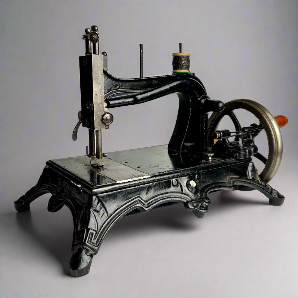 Junker & Ruh Hand-Crank Sewing Machine (c. 1880s)