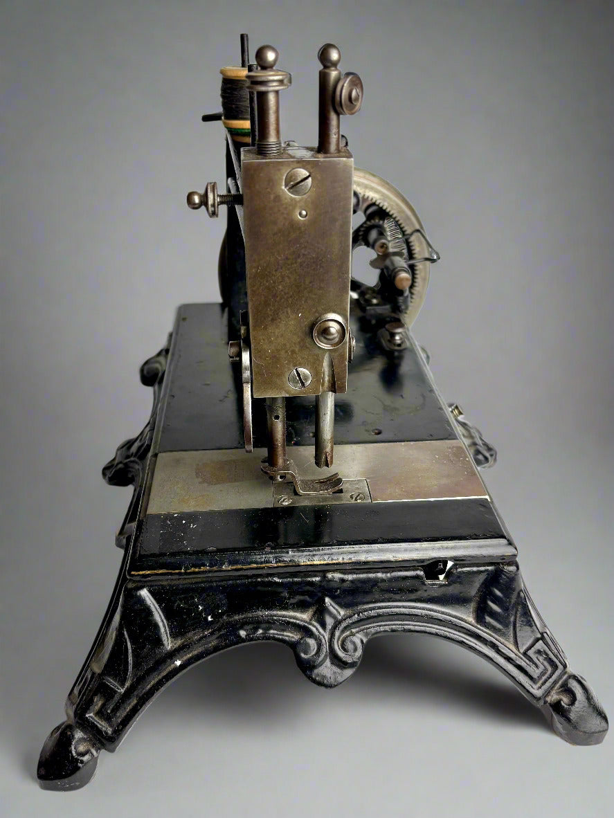 Junker & Ruh Hand-Crank Sewing Machine (c. 1880s)