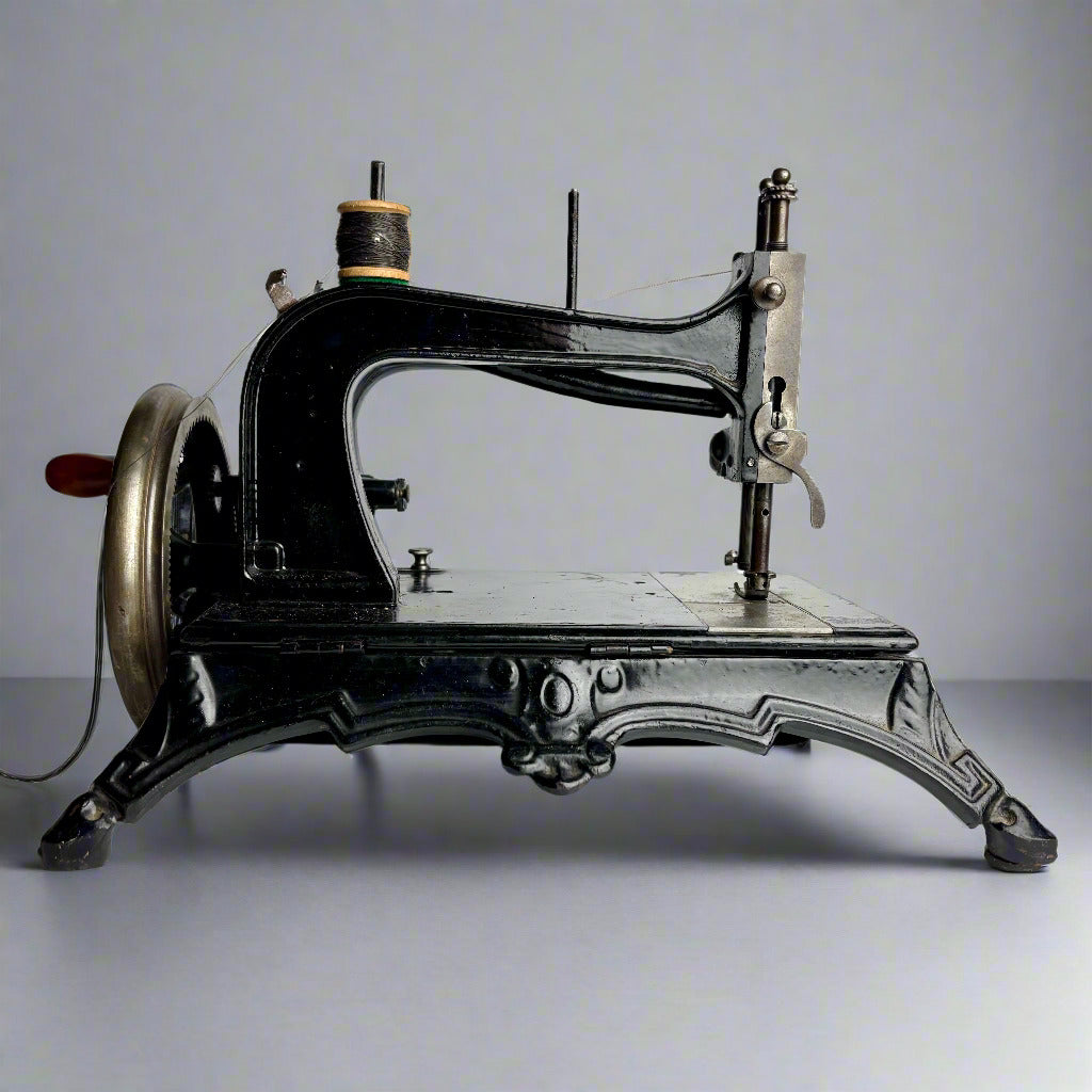 Junker & Ruh Hand-Crank Sewing Machine (c. 1880s)