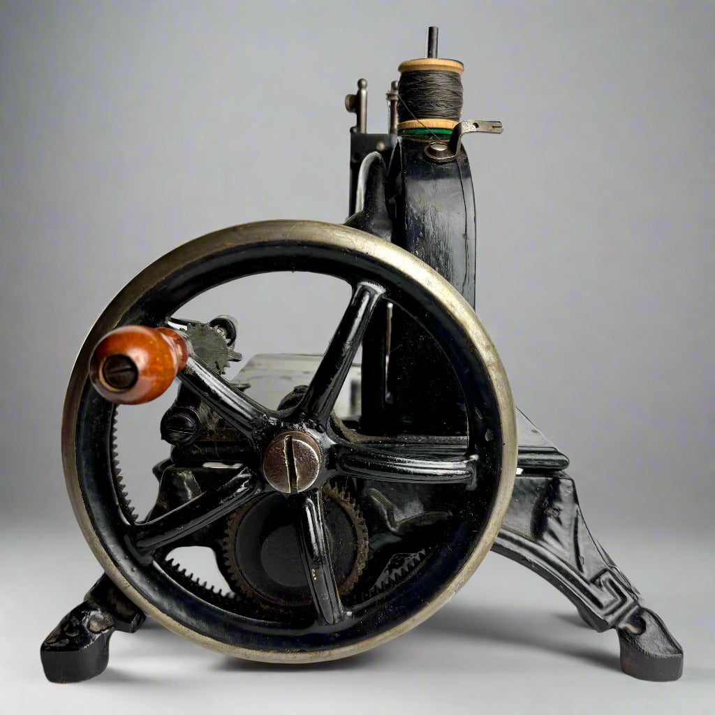 Junker & Ruh Hand-Crank Sewing Machine (c. 1880s)