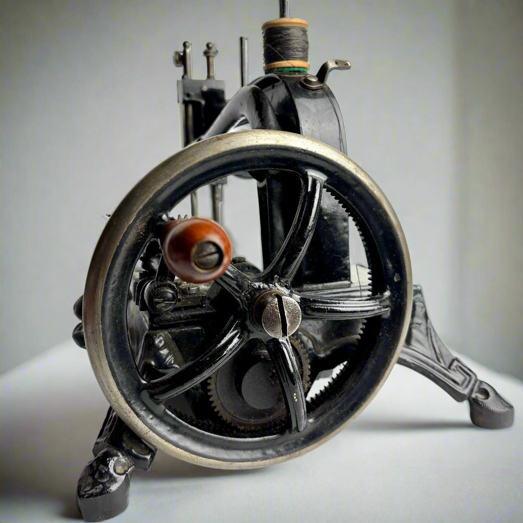 Junker & Ruh Hand-Crank Sewing Machine (c. 1880s)