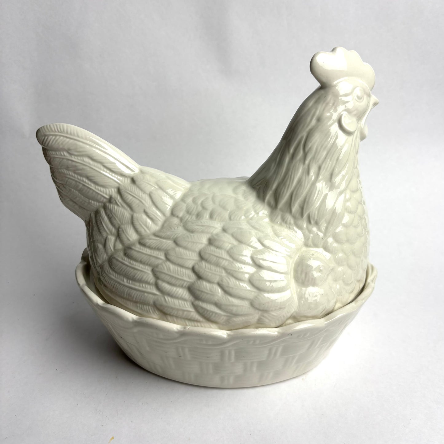 Large Nesting Chicken Egg Holder by Numnar