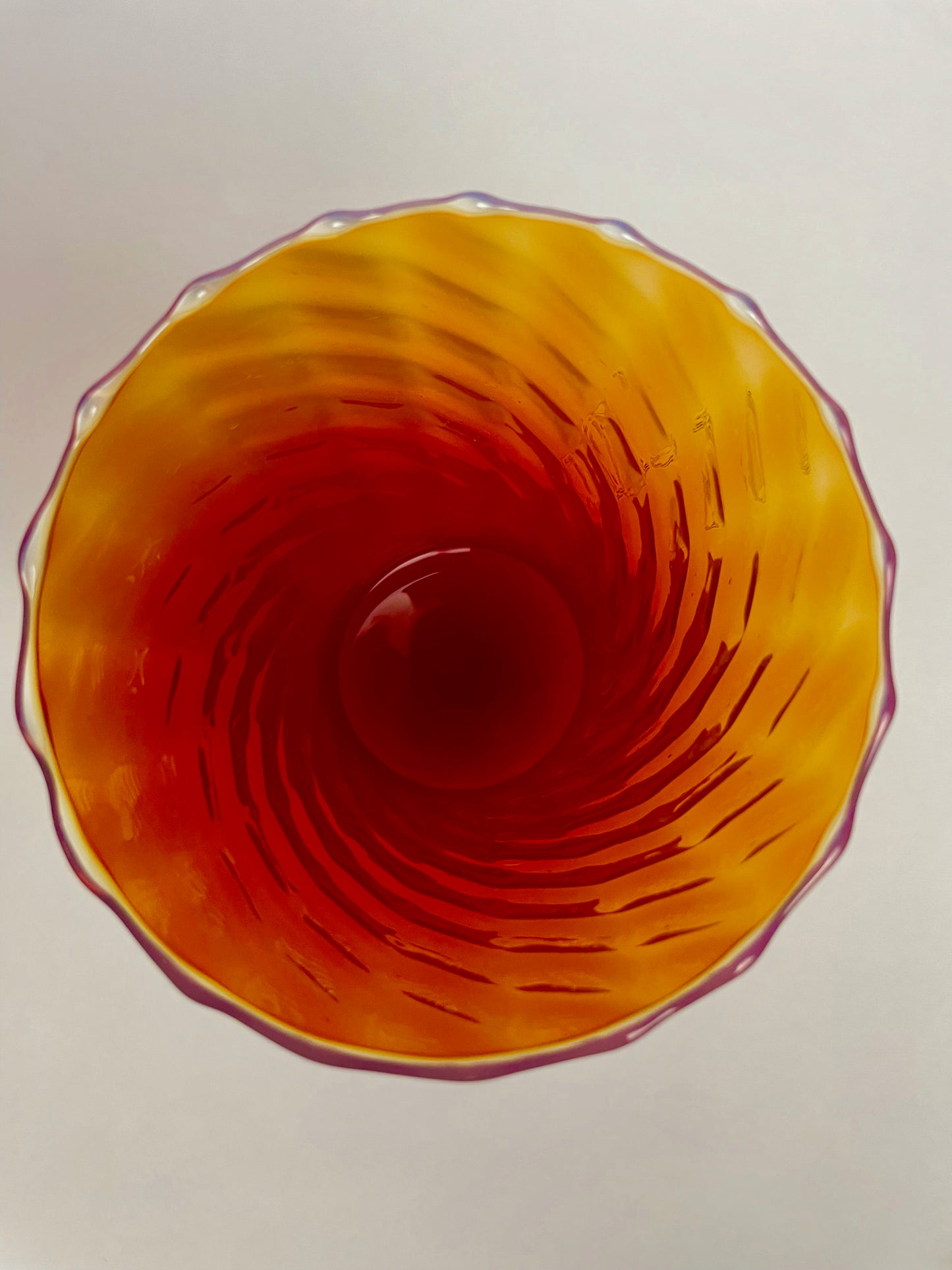 Antique French Opaline Glass Vase