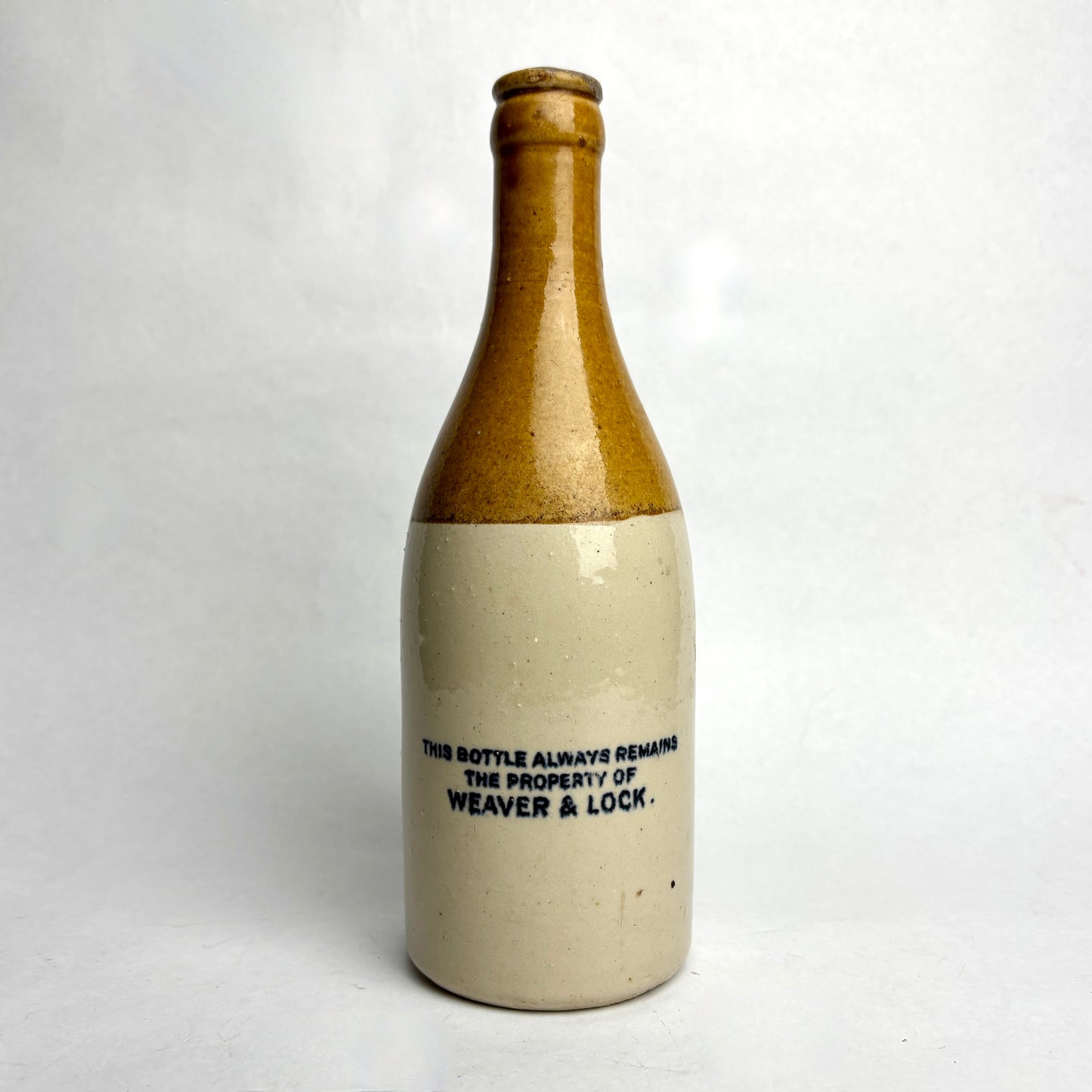 Antique Stoneware Ginger Beer Bottle – Weaver & Lock, South Perth