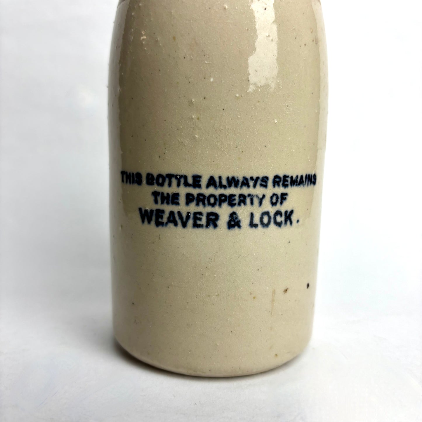 Antique Stoneware Ginger Beer Bottle – Weaver & Lock, South Perth
