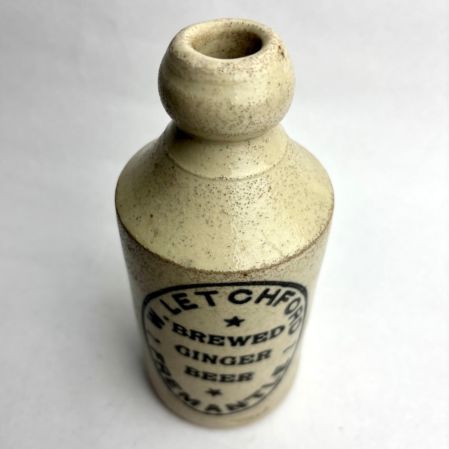 W. Letchford Fremantle Ginger Beer Bottle – Antique Stoneware