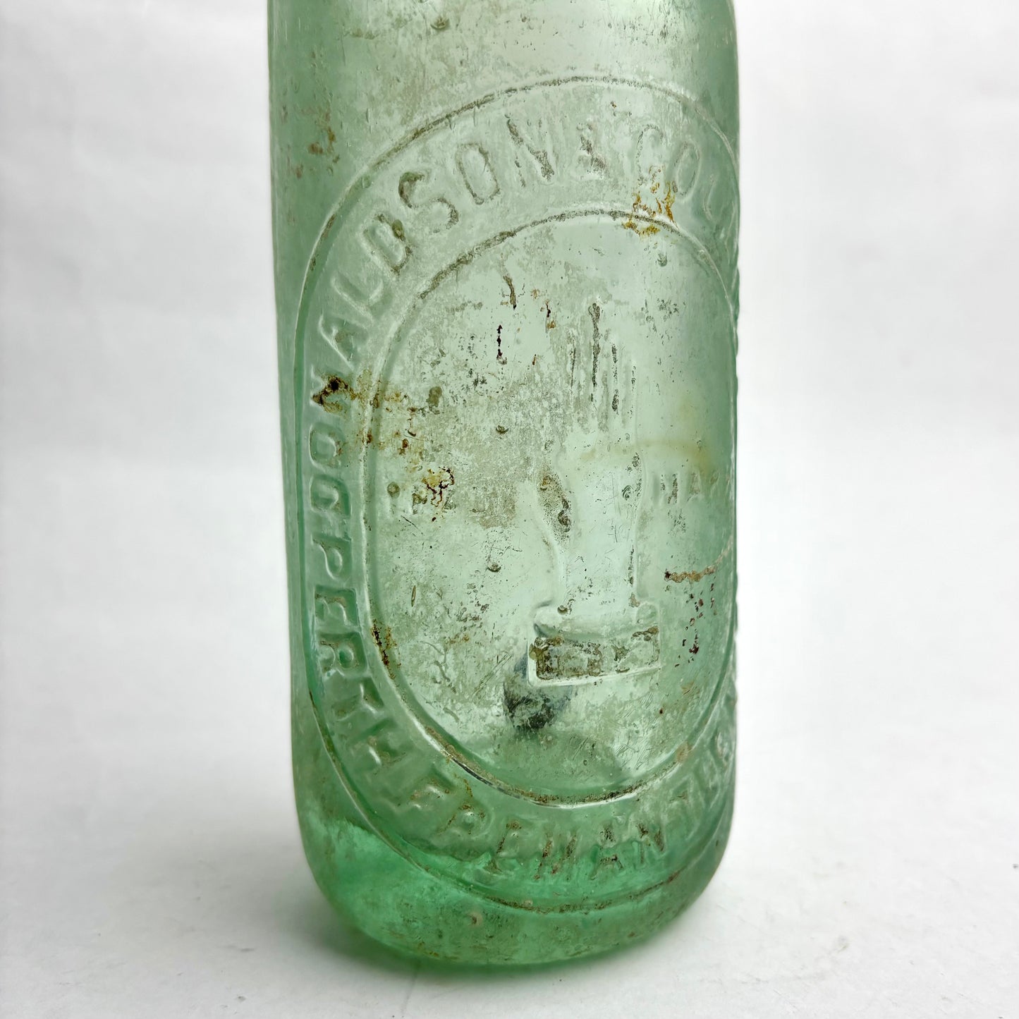 Antique Codd Bottle – Donaldson & Collins, Perth, Fremantle & Northam (WA, unpolished)