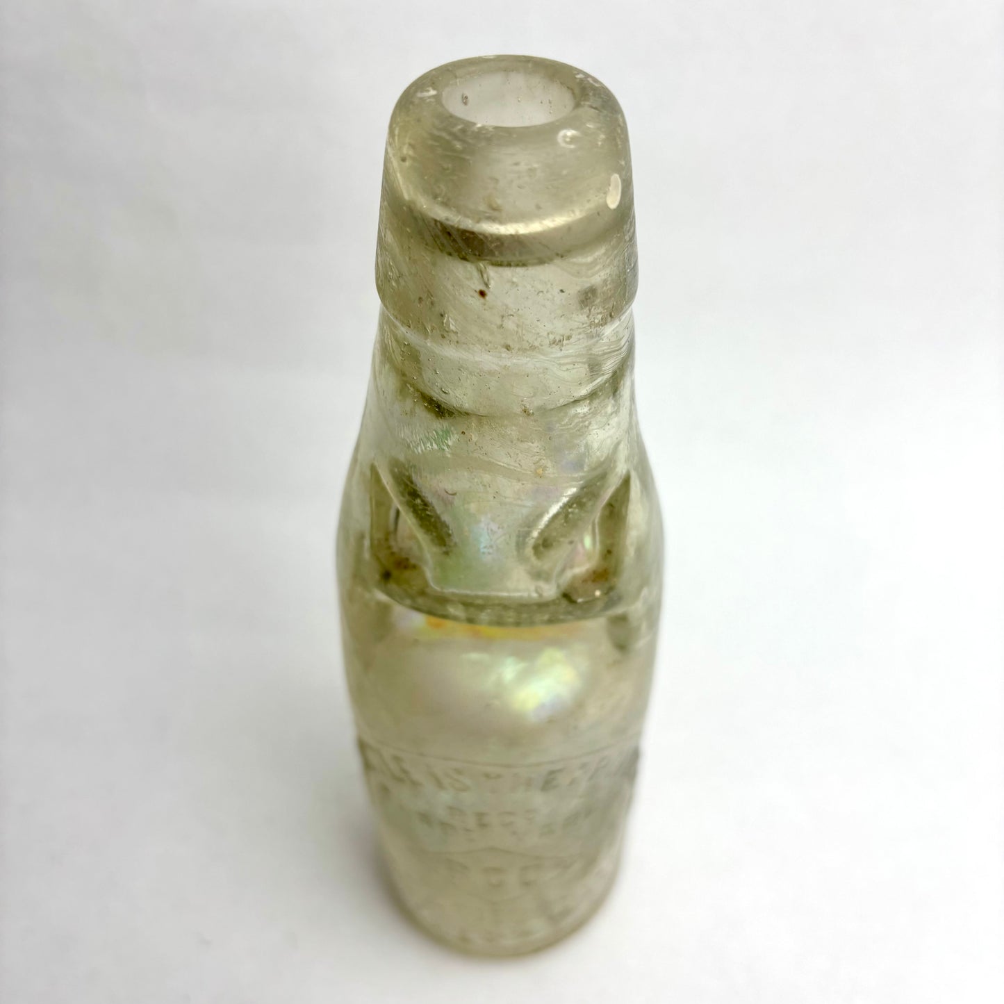 BCD & Piesse Perth Codd Bottle – Iridescent Glass