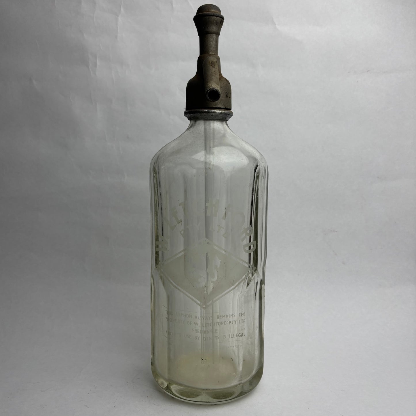 W. Letchford Pty Ltd – Fremantle Soda Syphon Bottle