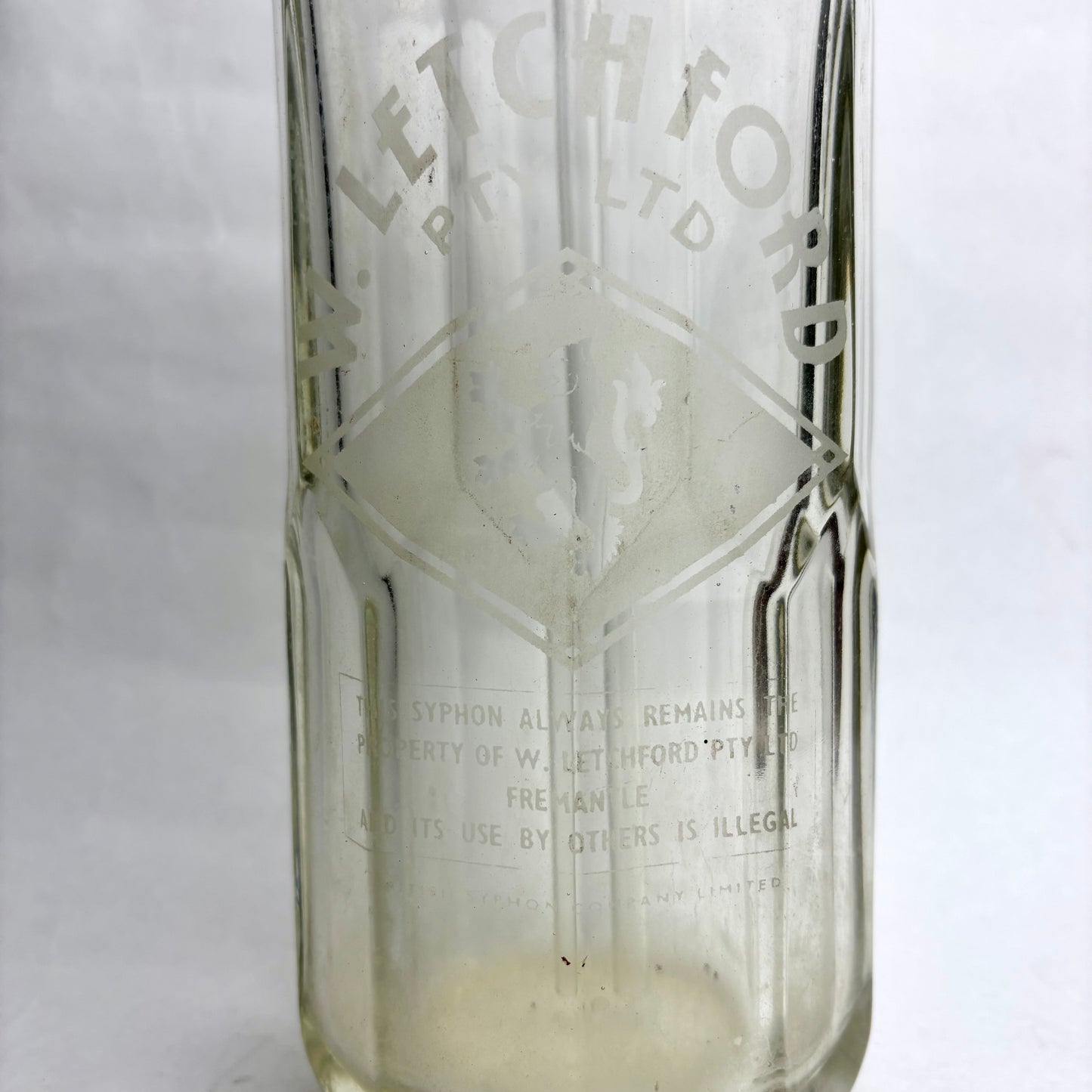 W. Letchford Pty Ltd – Fremantle Soda Syphon Bottle
